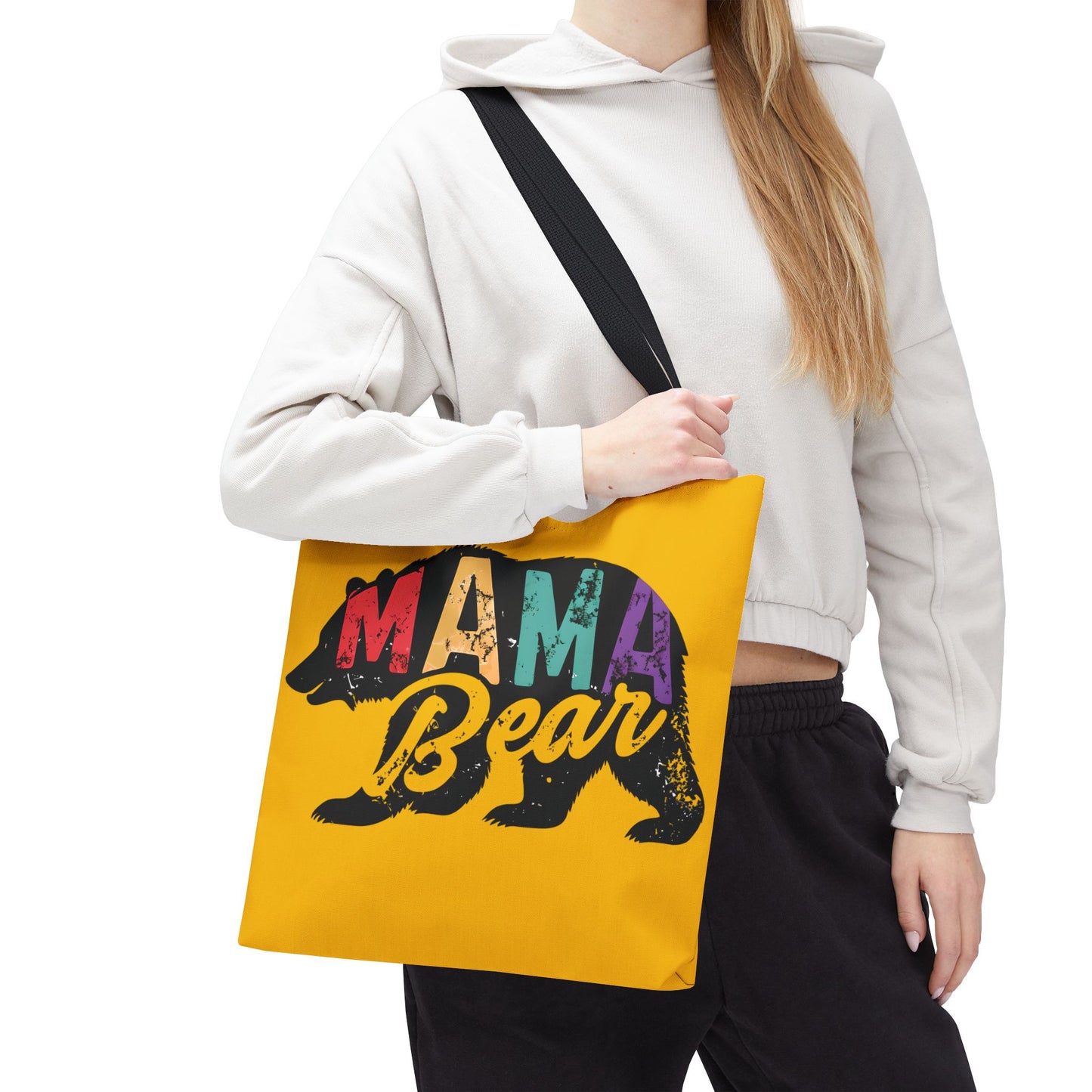 Mama Bear Tote Bag - Colorful & Fun Gift for Moms - Great for Mother's Day