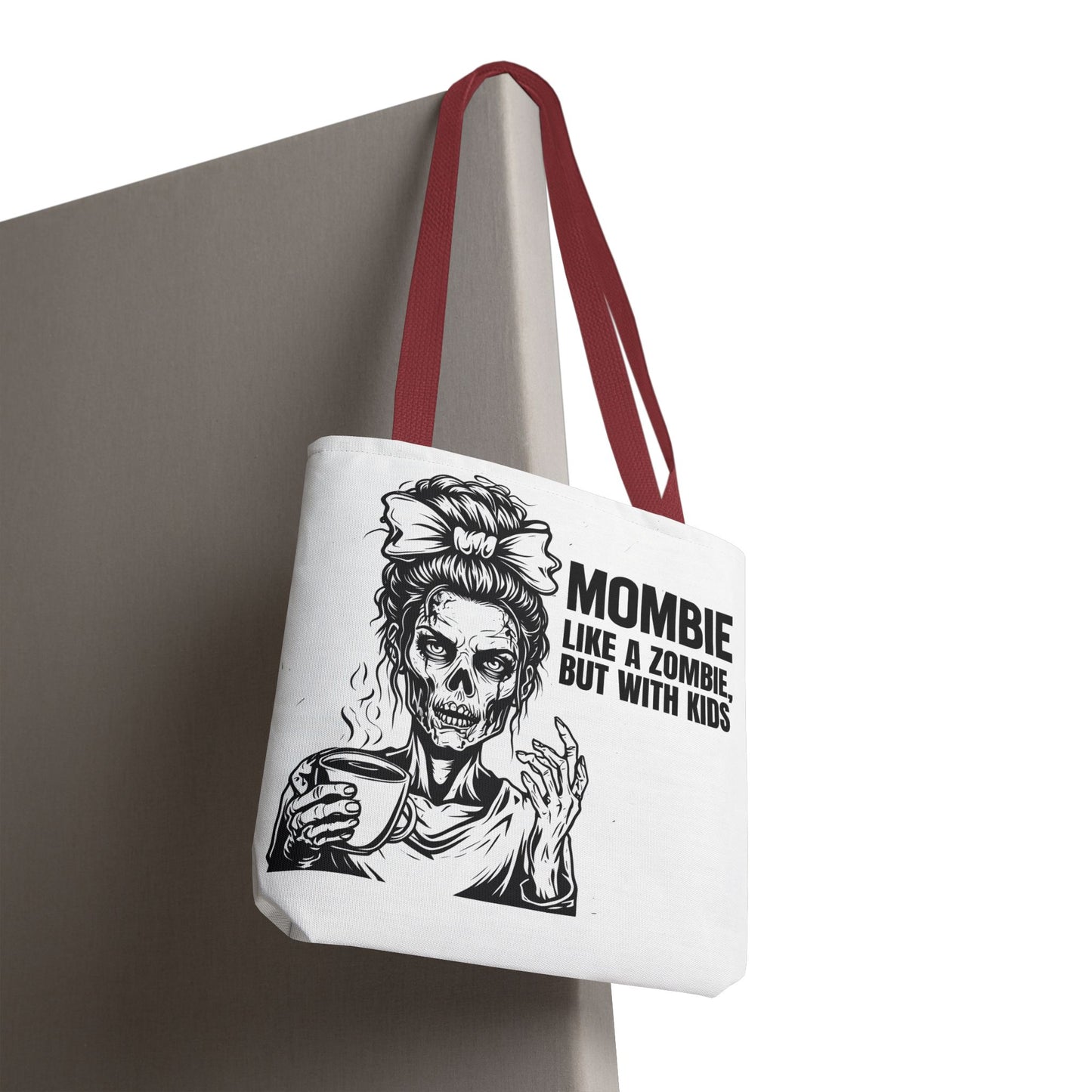 Funny "Mombiel Like a Zombie, but with Kids" Tote Bag - Perfect for Moms and Mother's Day Gift Ideas