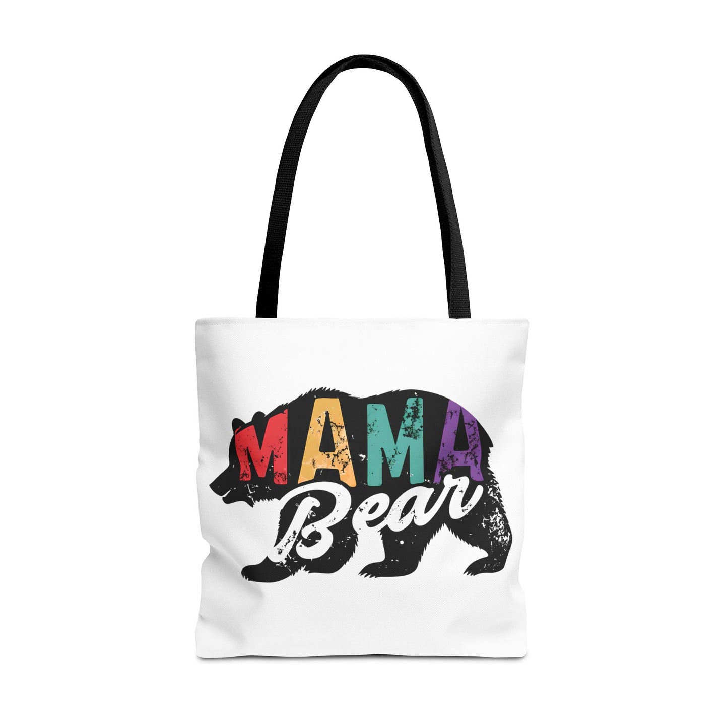 Colorful Mama Bear Tote Bag for Moms - Perfect for Mother's Day, Gifts & Everyday Use