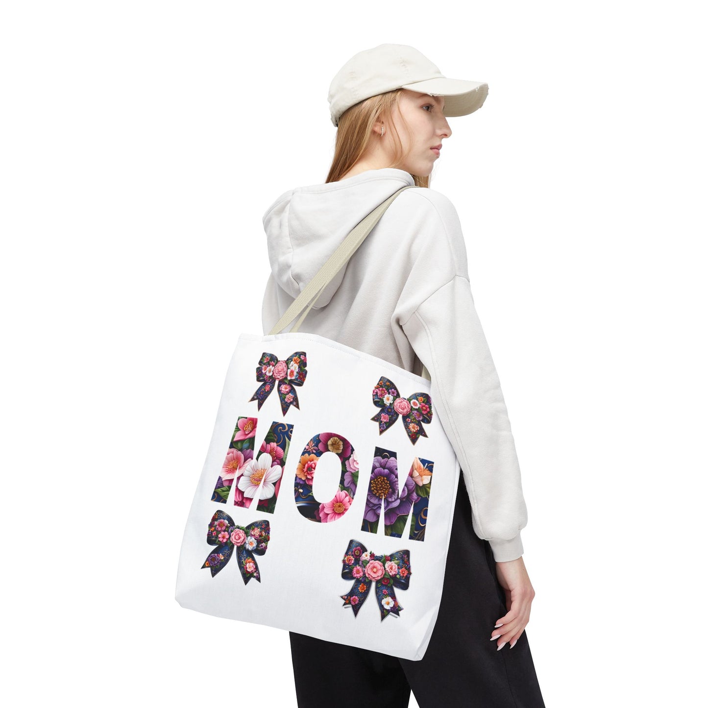 Floral Mom Tote Bag - Perfect Gift for Mother's Day and Everyday Use