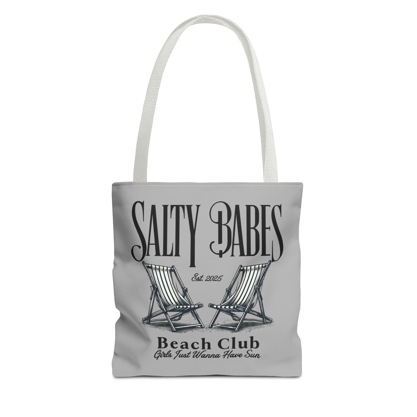 Salty Babes Beach Club Tote Bag – Perfect for Sun-Loving Women