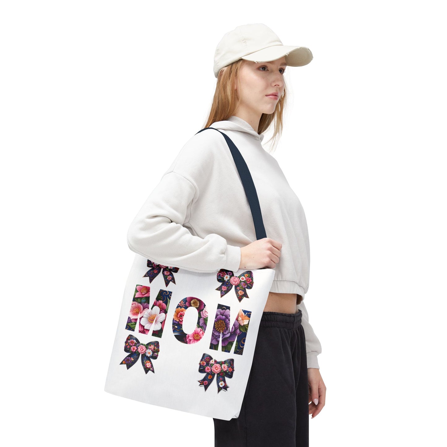 Floral Mom Tote Bag - Perfect Gift for Mother's Day and Everyday Use