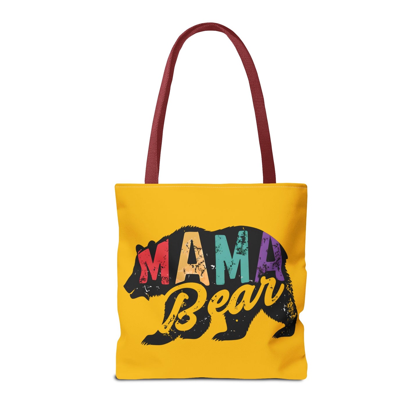 Mama Bear Tote Bag - Colorful & Fun Gift for Moms - Great for Mother's Day