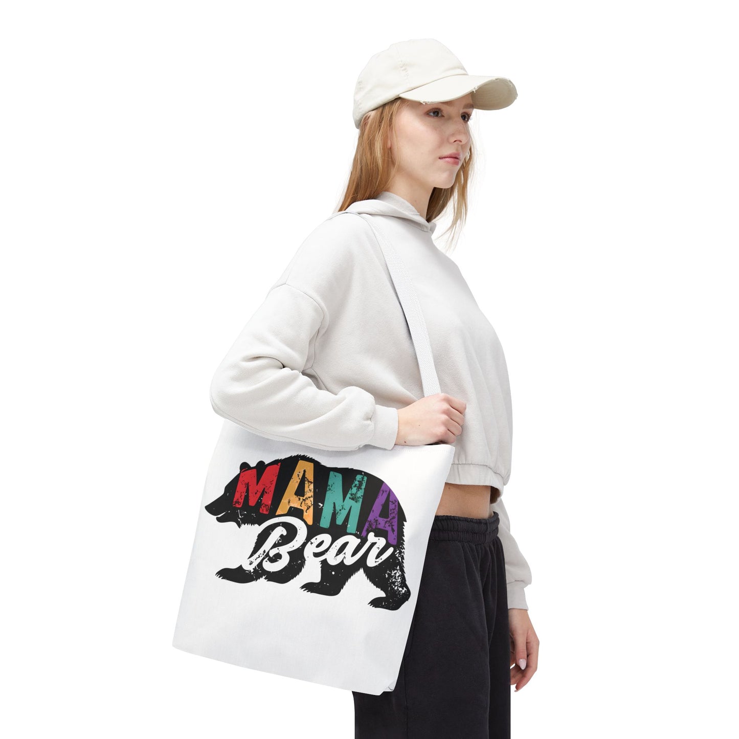 Colorful Mama Bear Tote Bag for Moms - Perfect for Mother's Day, Gifts & Everyday Use