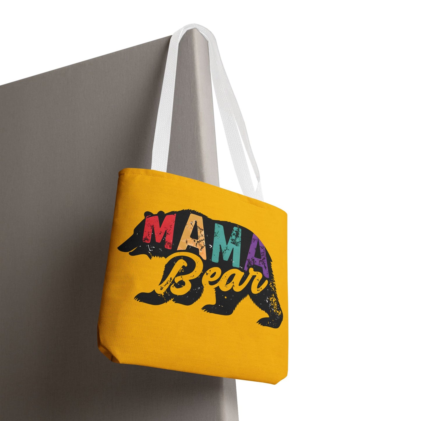 Mama Bear Tote Bag - Colorful & Fun Gift for Moms - Great for Mother's Day