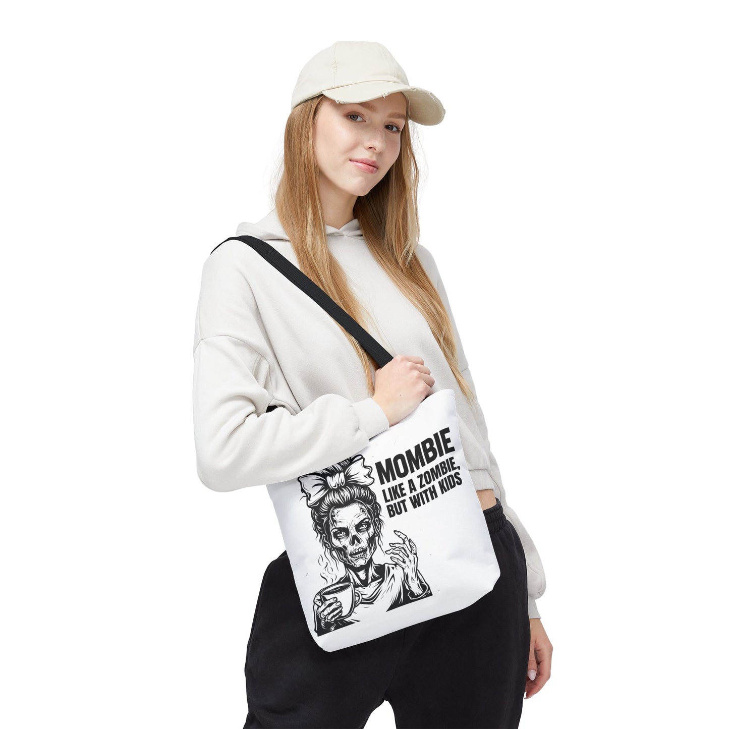 Funny "Mombiel Like a Zombie, but with Kids" Tote Bag - Perfect for Moms and Mother's Day Gift Ideas