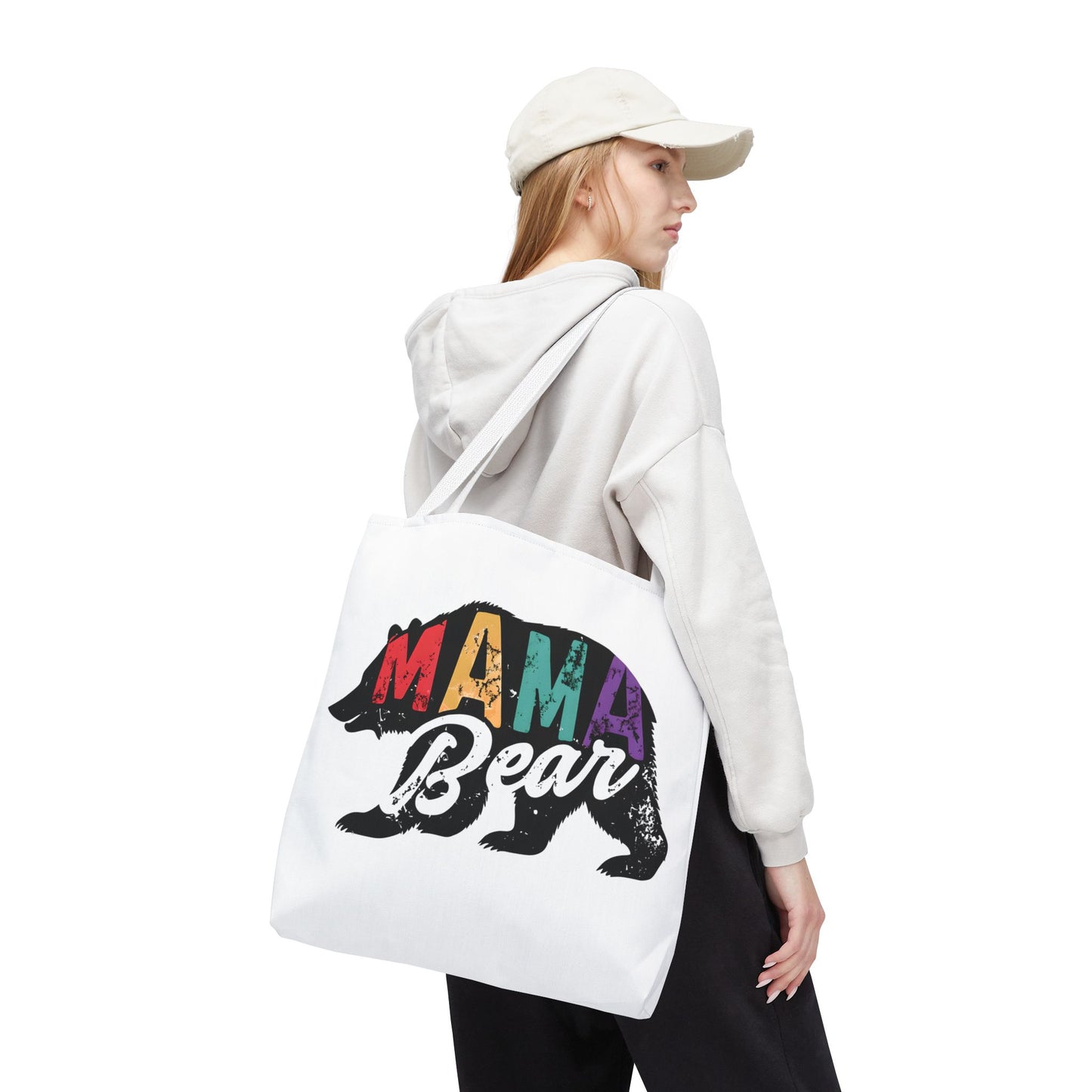 Colorful Mama Bear Tote Bag for Moms - Perfect for Mother's Day, Gifts & Everyday Use