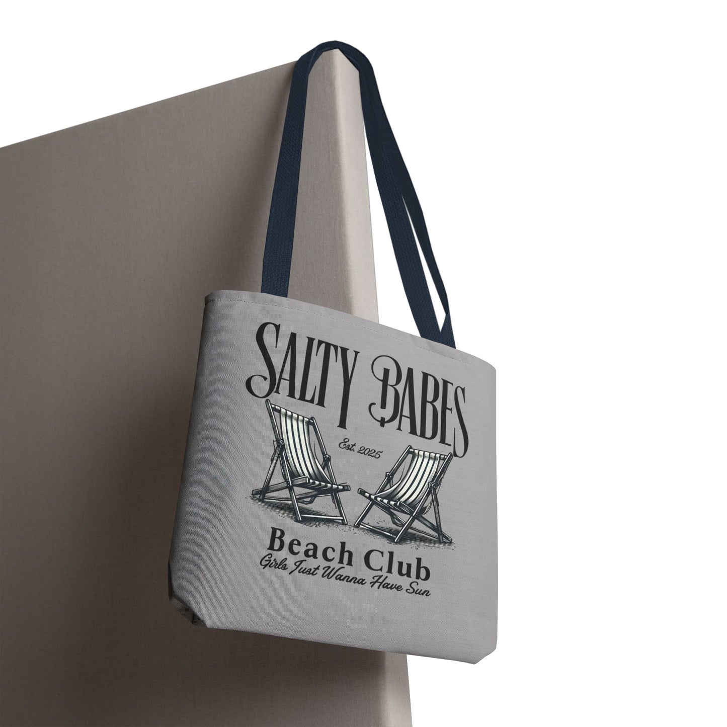 Salty Babes Beach Club Tote Bag – Perfect for Sun-Loving Women