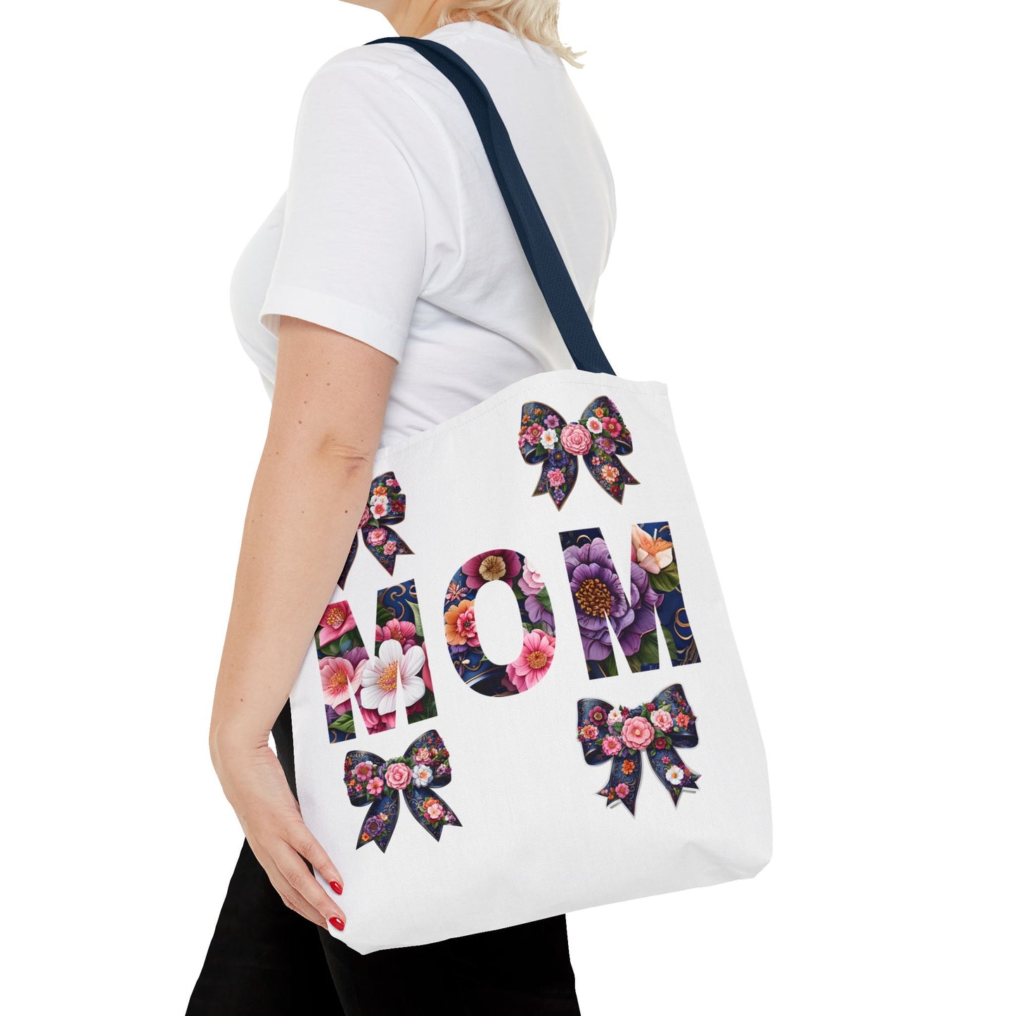 Floral Mom Tote Bag - Perfect Gift for Mother's Day and Everyday Use