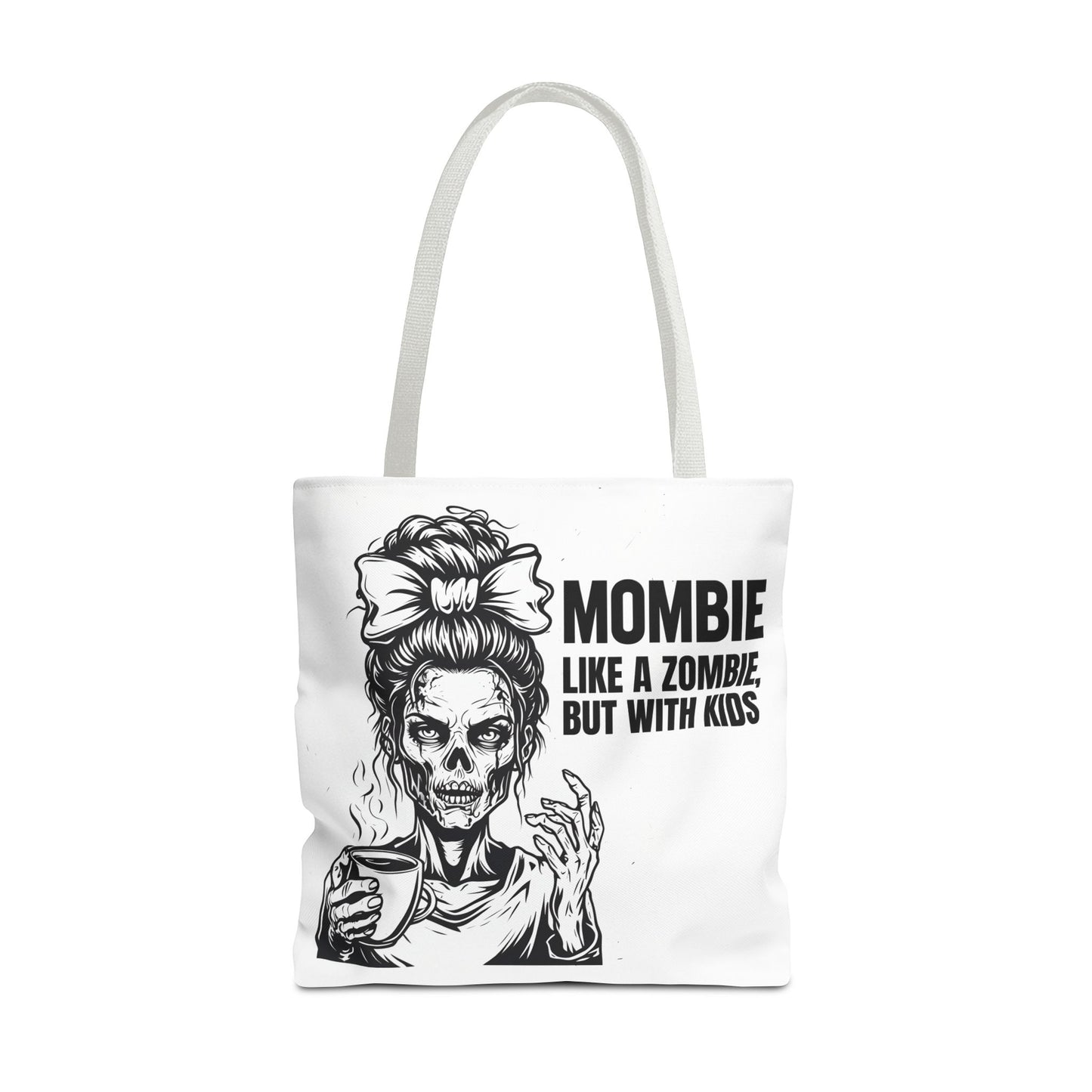 Funny "Mombiel Like a Zombie, but with Kids" Tote Bag - Perfect for Moms and Mother's Day Gift Ideas