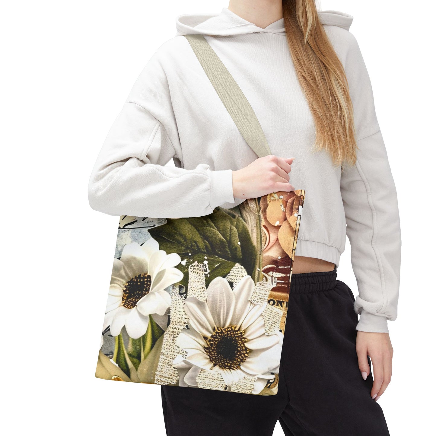 Floral Sunflower Tote Bag - Perfect for Summer Outings & Eco-Friendly Style - Great Mother's Day Gift