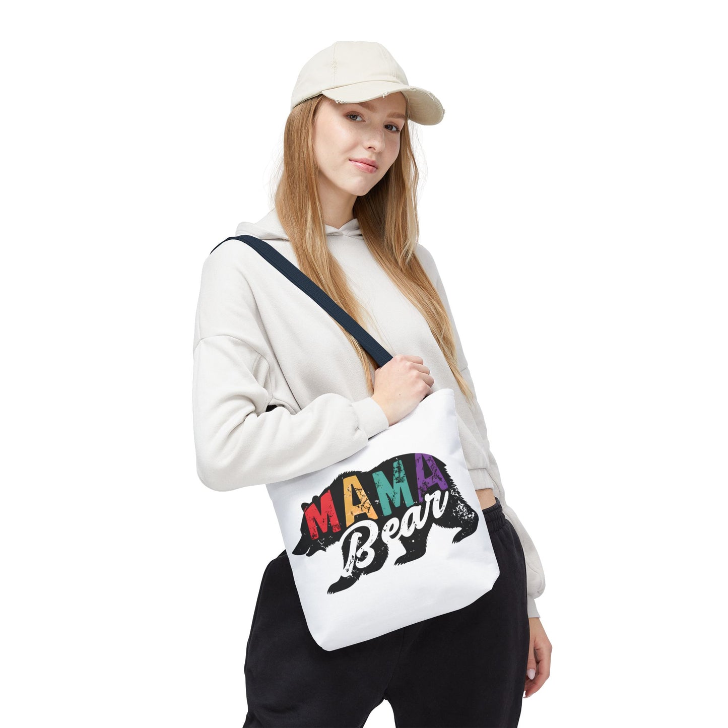 Colorful Mama Bear Tote Bag for Moms - Perfect for Mother's Day, Gifts & Everyday Use