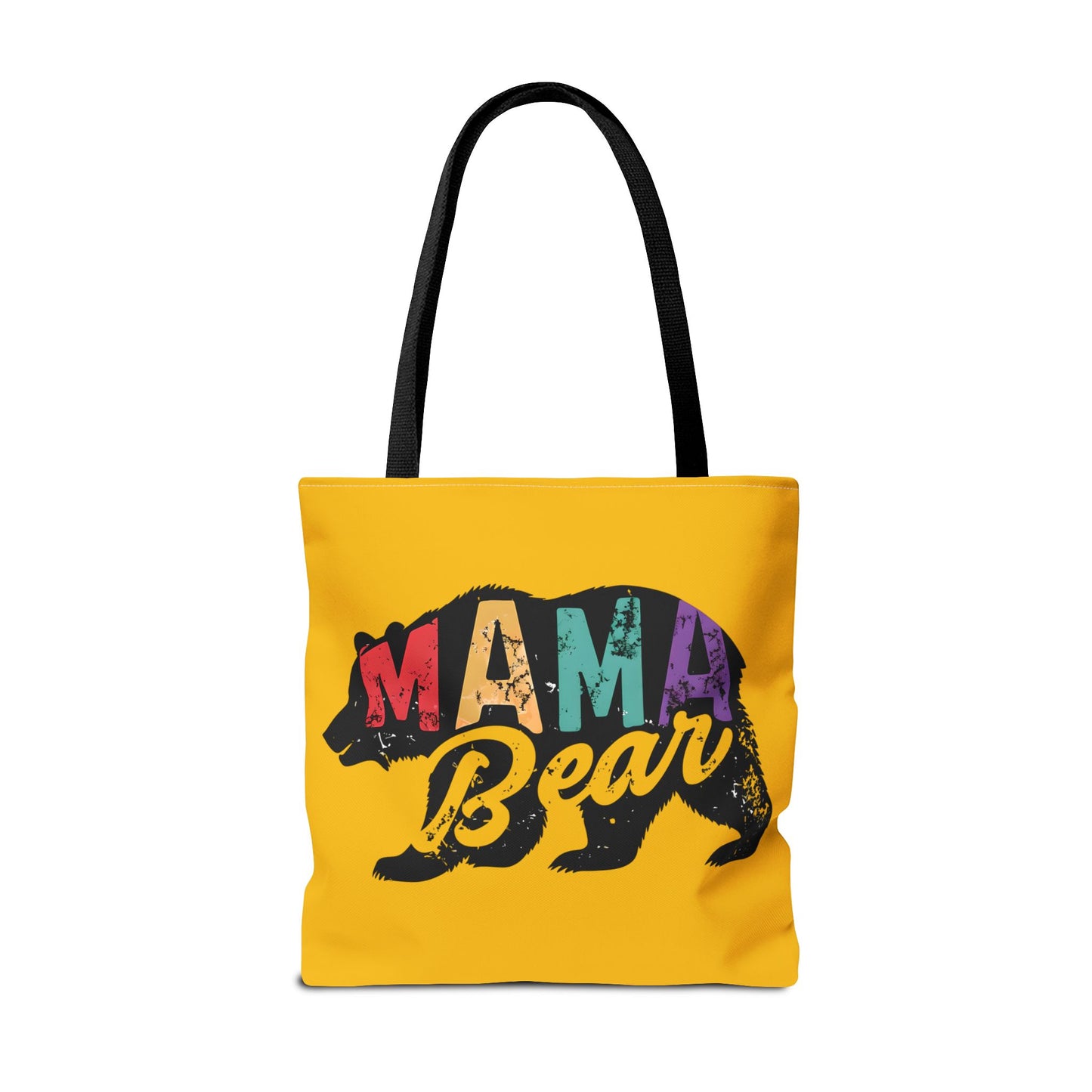 Mama Bear Tote Bag - Colorful & Fun Gift for Moms - Great for Mother's Day