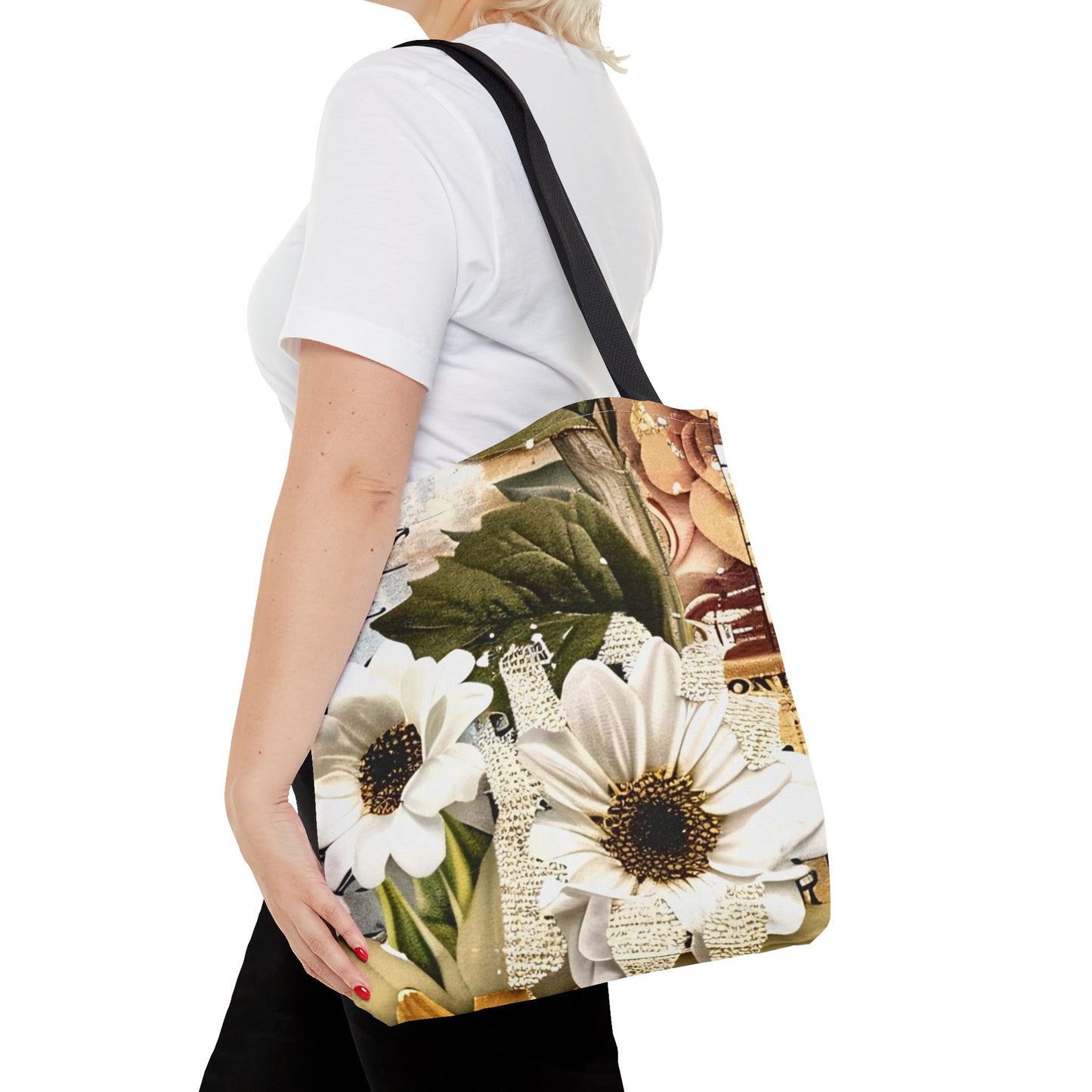 Floral Sunflower Tote Bag - Perfect for Summer Outings & Eco-Friendly Style - Great Mother's Day Gift
