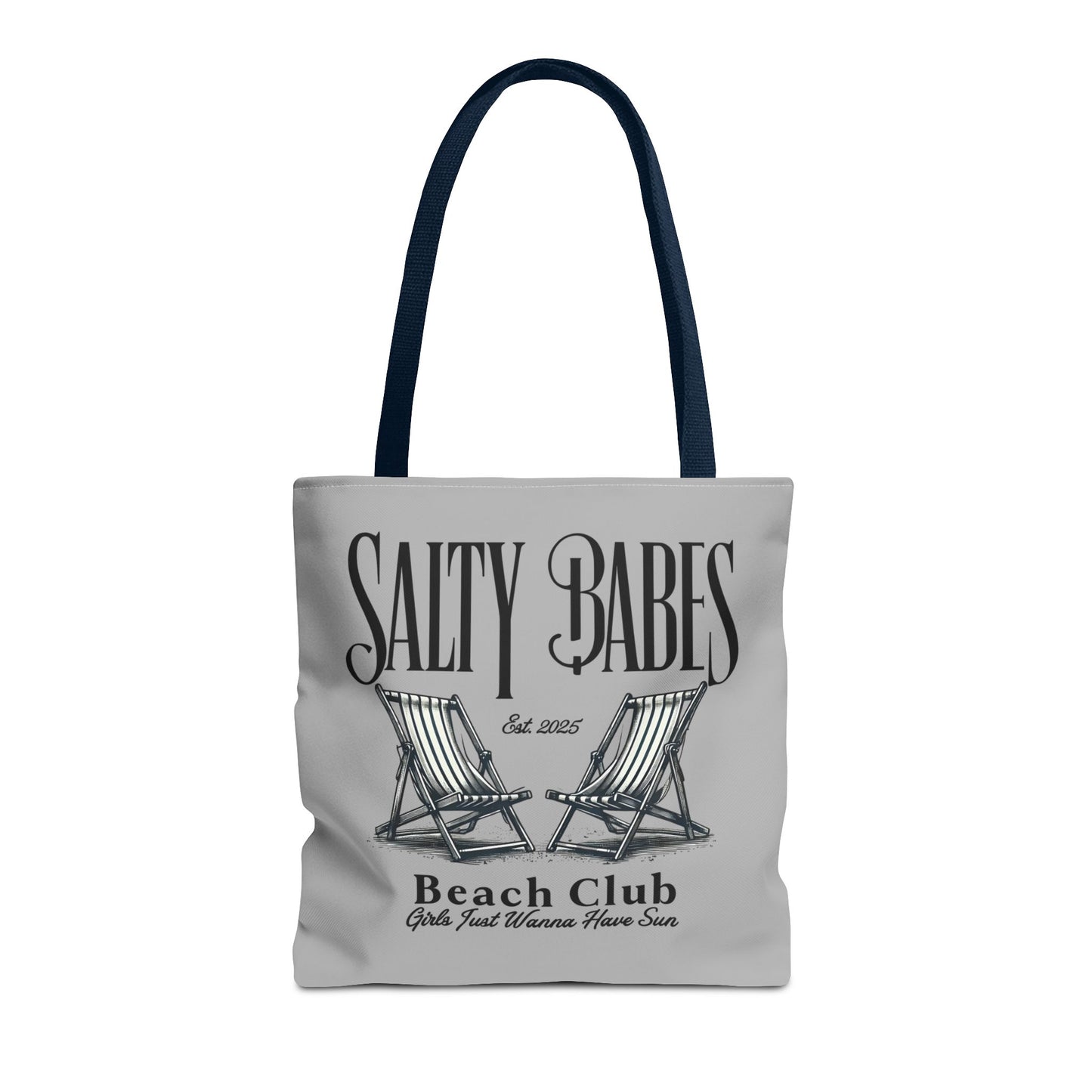 Salty Babes Beach Club Tote Bag – Perfect for Sun-Loving Women