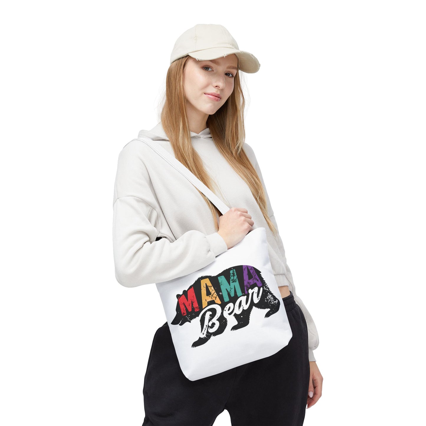 Colorful Mama Bear Tote Bag for Moms - Perfect for Mother's Day, Gifts & Everyday Use