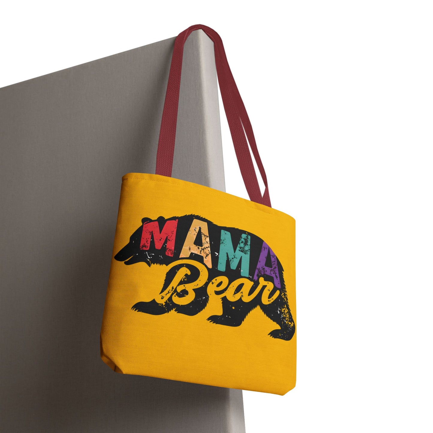 Mama Bear Tote Bag - Colorful & Fun Gift for Moms - Great for Mother's Day