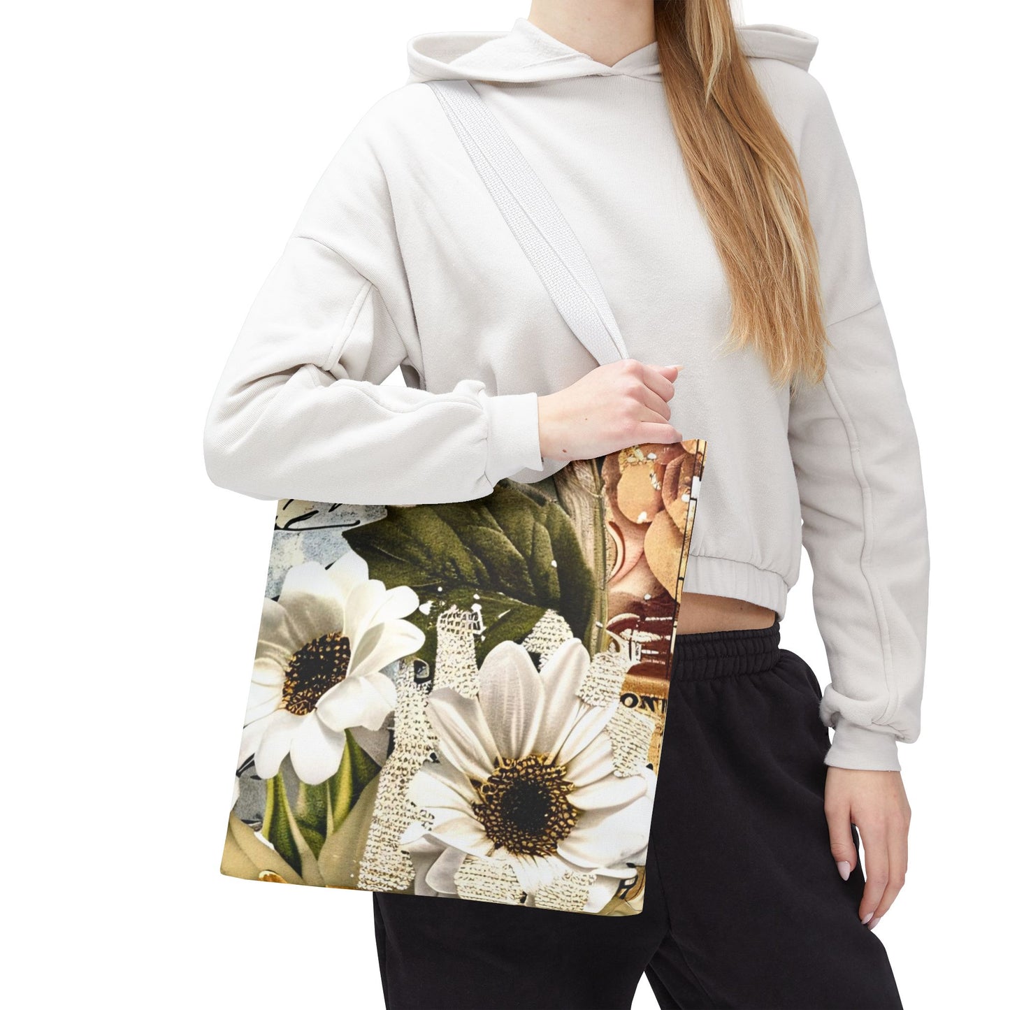 Floral Sunflower Tote Bag - Perfect for Summer Outings & Eco-Friendly Style - Great Mother's Day Gift