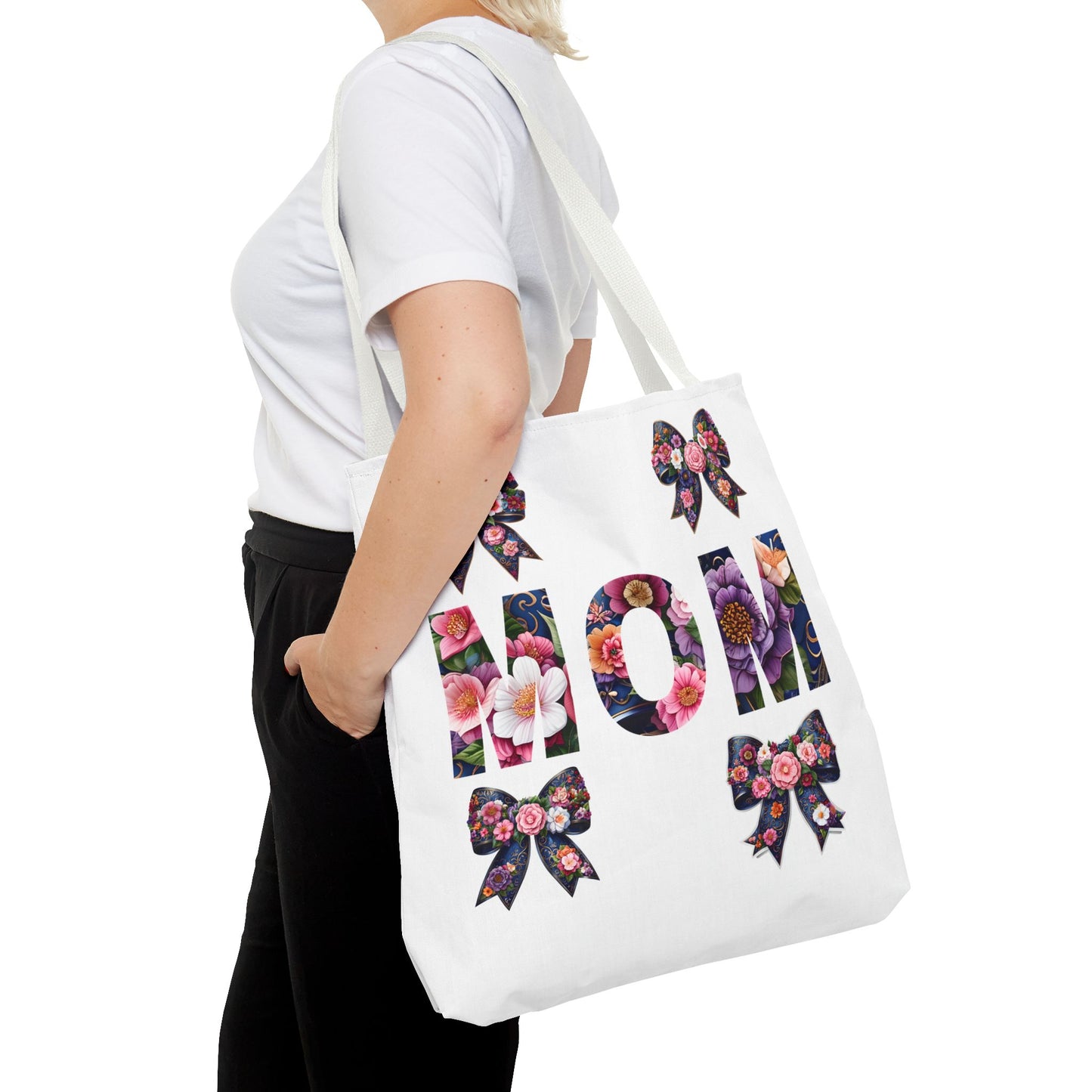 Floral Mom Tote Bag - Perfect Gift for Mother's Day and Everyday Use
