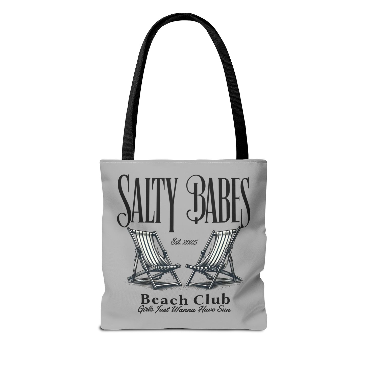 Salty Babes Beach Club Tote Bag – Perfect for Sun-Loving Women