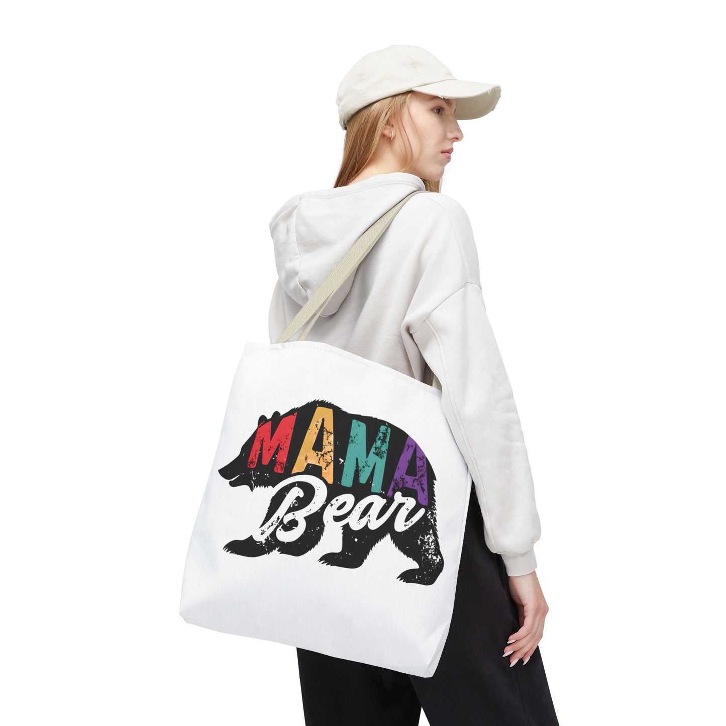 Colorful Mama Bear Tote Bag for Moms - Perfect for Mother's Day, Gifts & Everyday Use