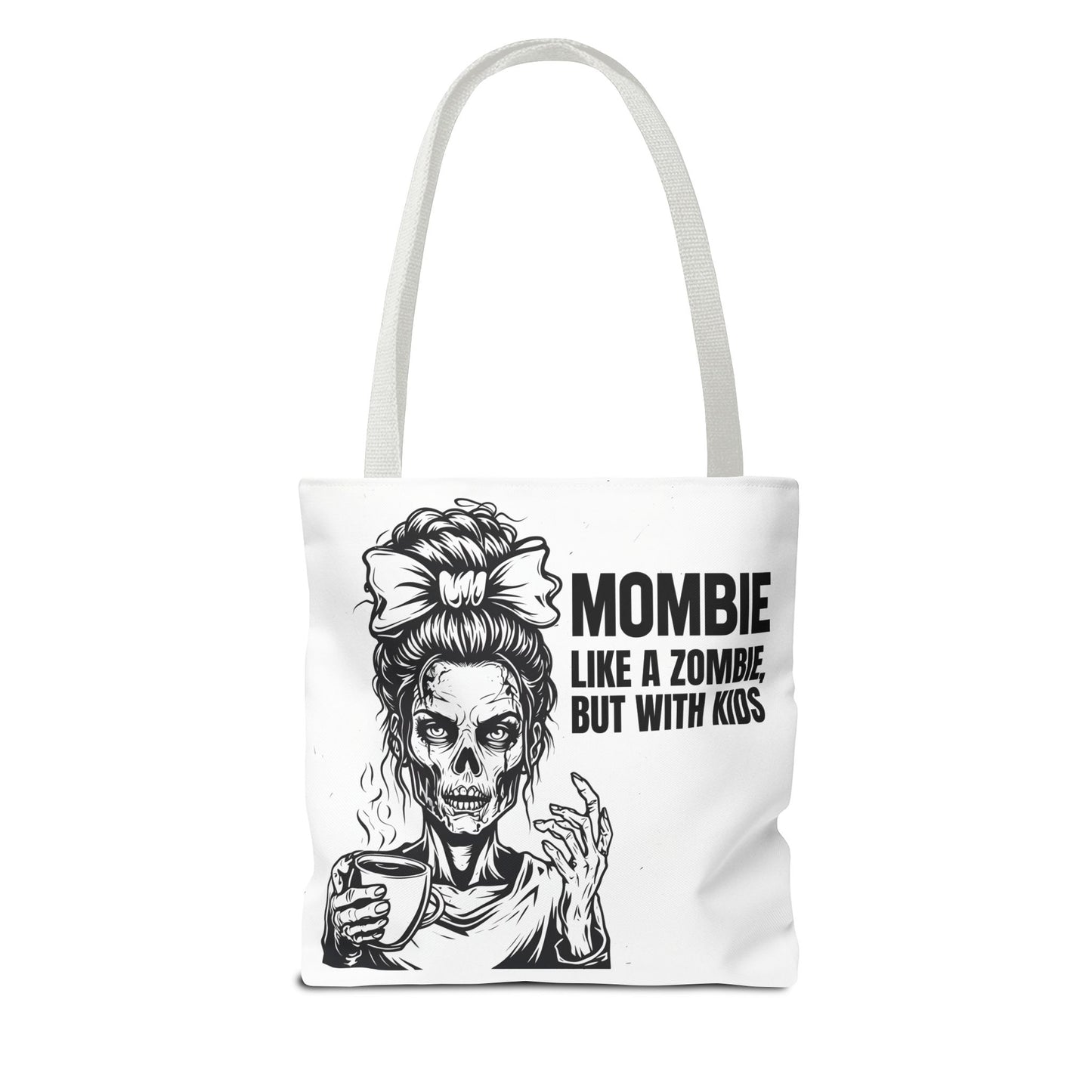 Funny "Mombiel Like a Zombie, but with Kids" Tote Bag - Perfect for Moms and Mother's Day Gift Ideas