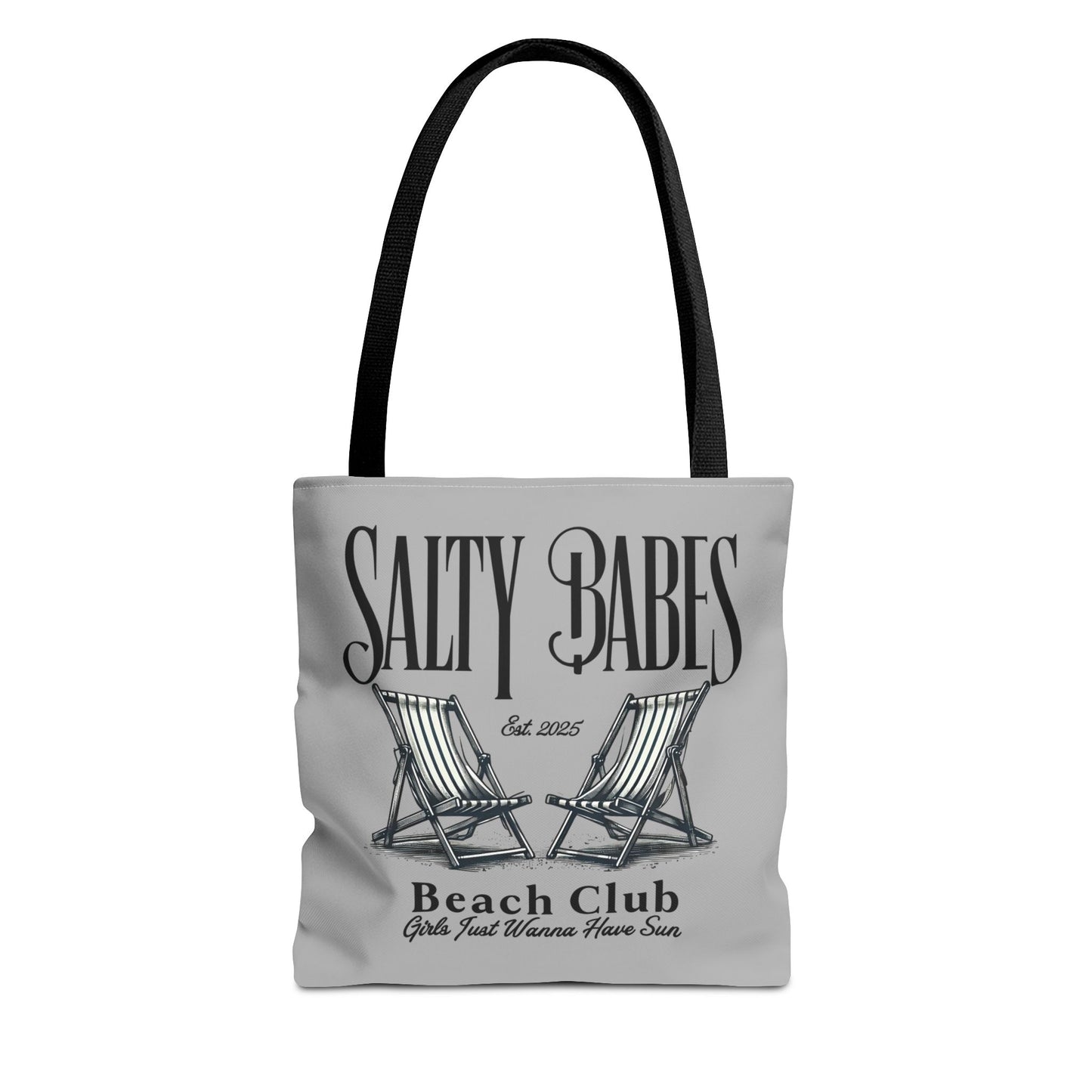 Salty Babes Beach Club Tote Bag – Perfect for Sun-Loving Women