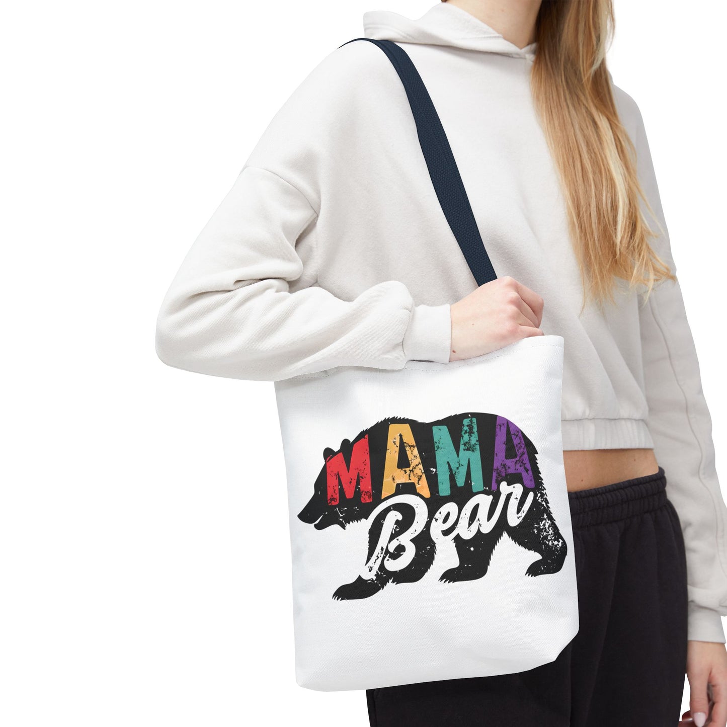 Colorful Mama Bear Tote Bag for Moms - Perfect for Mother's Day, Gifts & Everyday Use