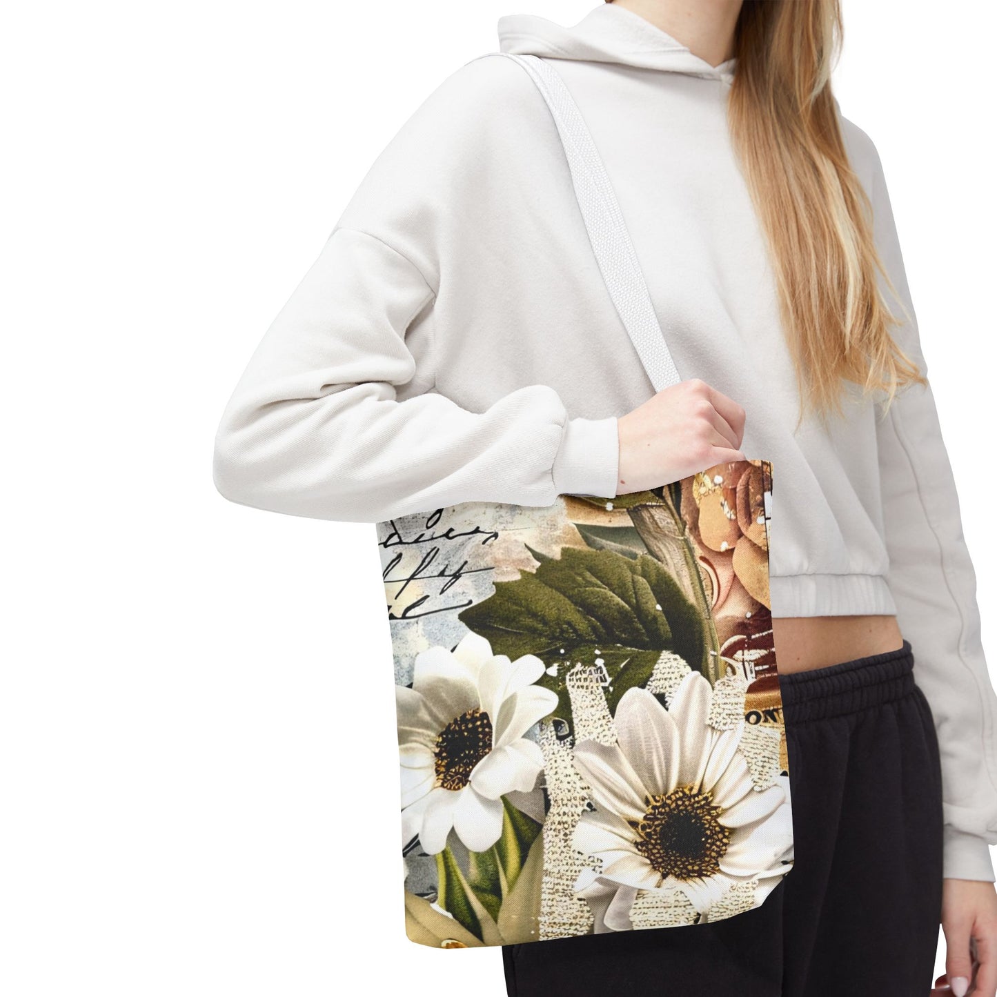 Floral Sunflower Tote Bag - Perfect for Summer Outings & Eco-Friendly Style - Great Mother's Day Gift
