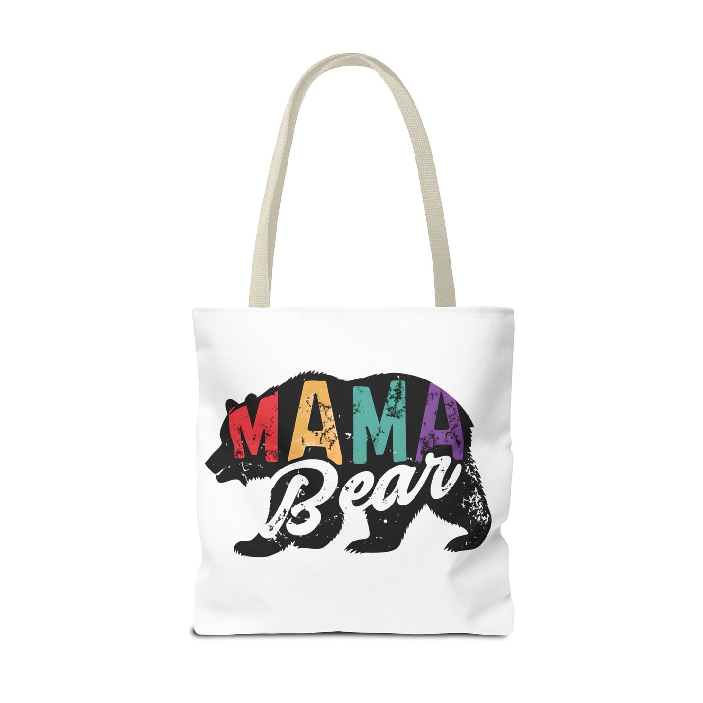 Colorful Mama Bear Tote Bag for Moms - Perfect for Mother's Day, Gifts & Everyday Use