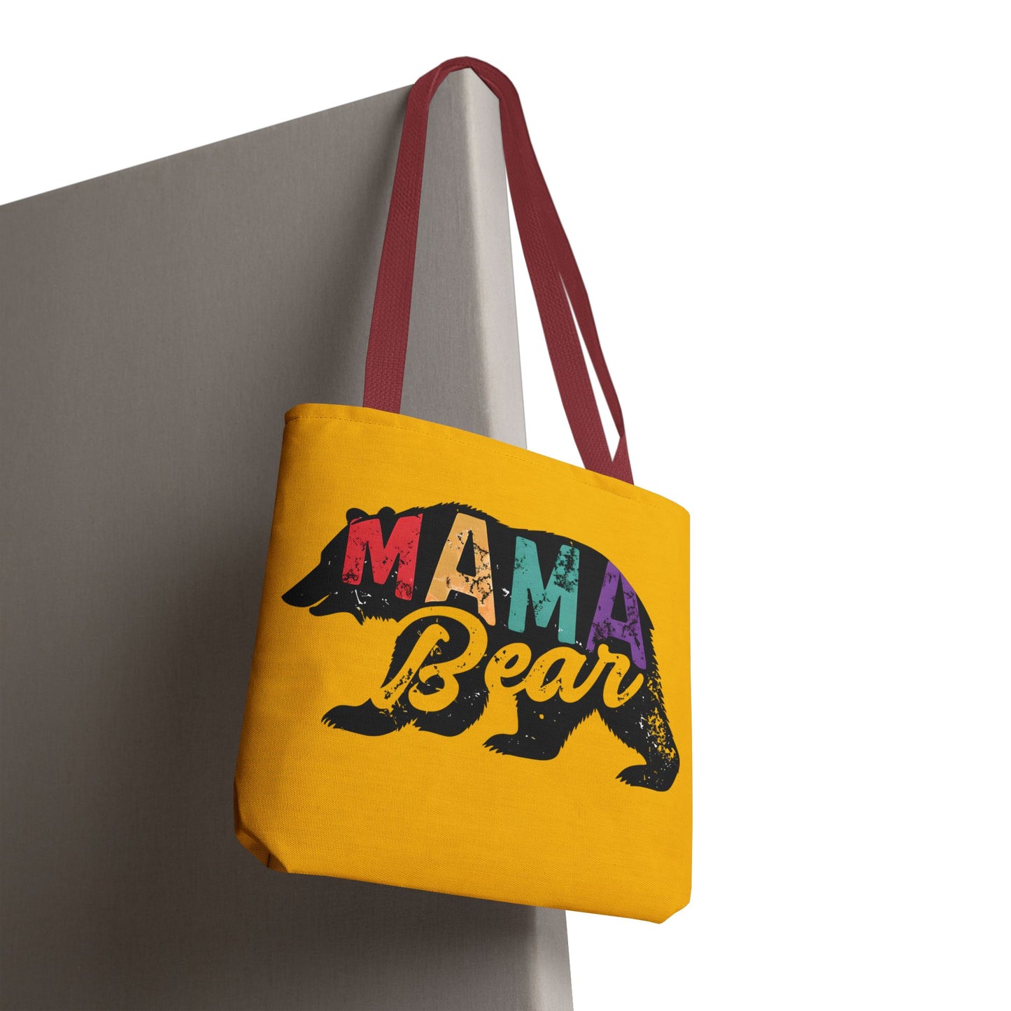 Mama Bear Tote Bag - Colorful & Fun Gift for Moms - Great for Mother's Day