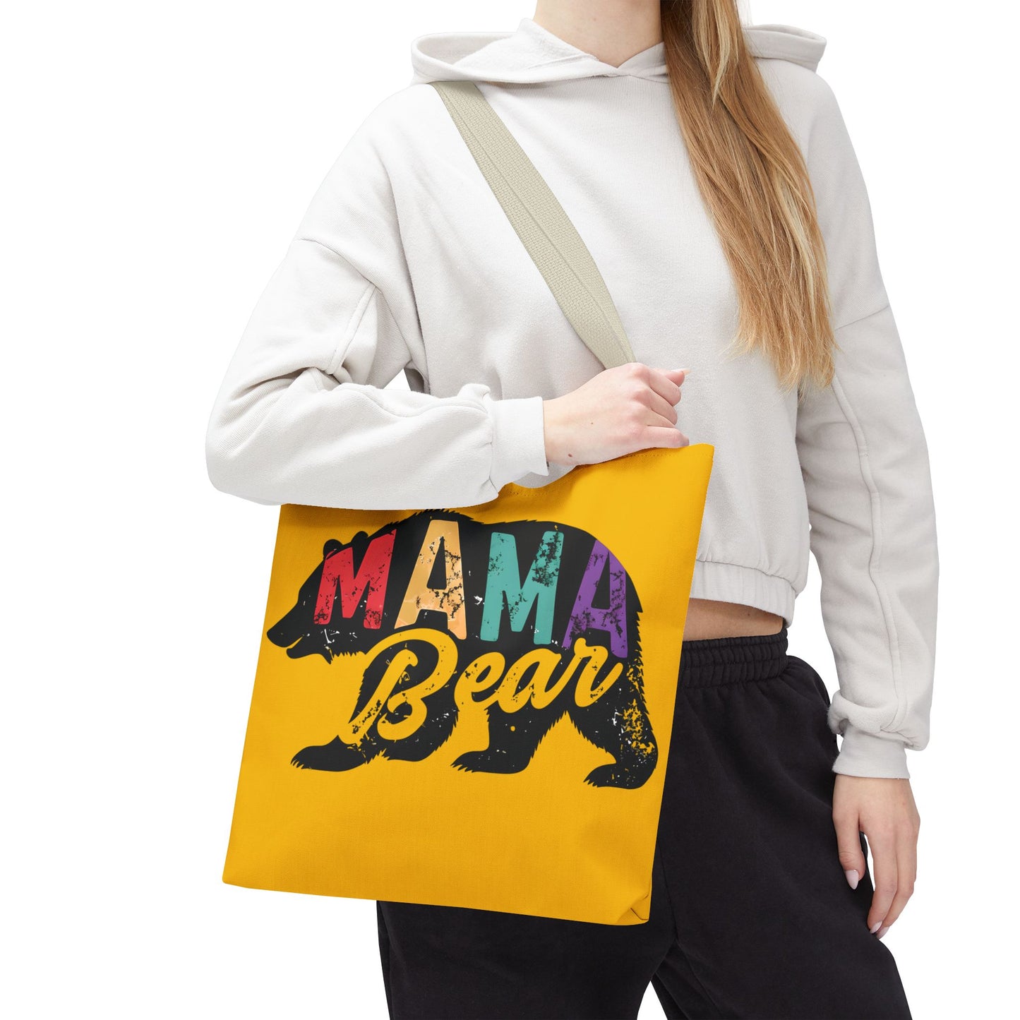 Mama Bear Tote Bag - Colorful & Fun Gift for Moms - Great for Mother's Day