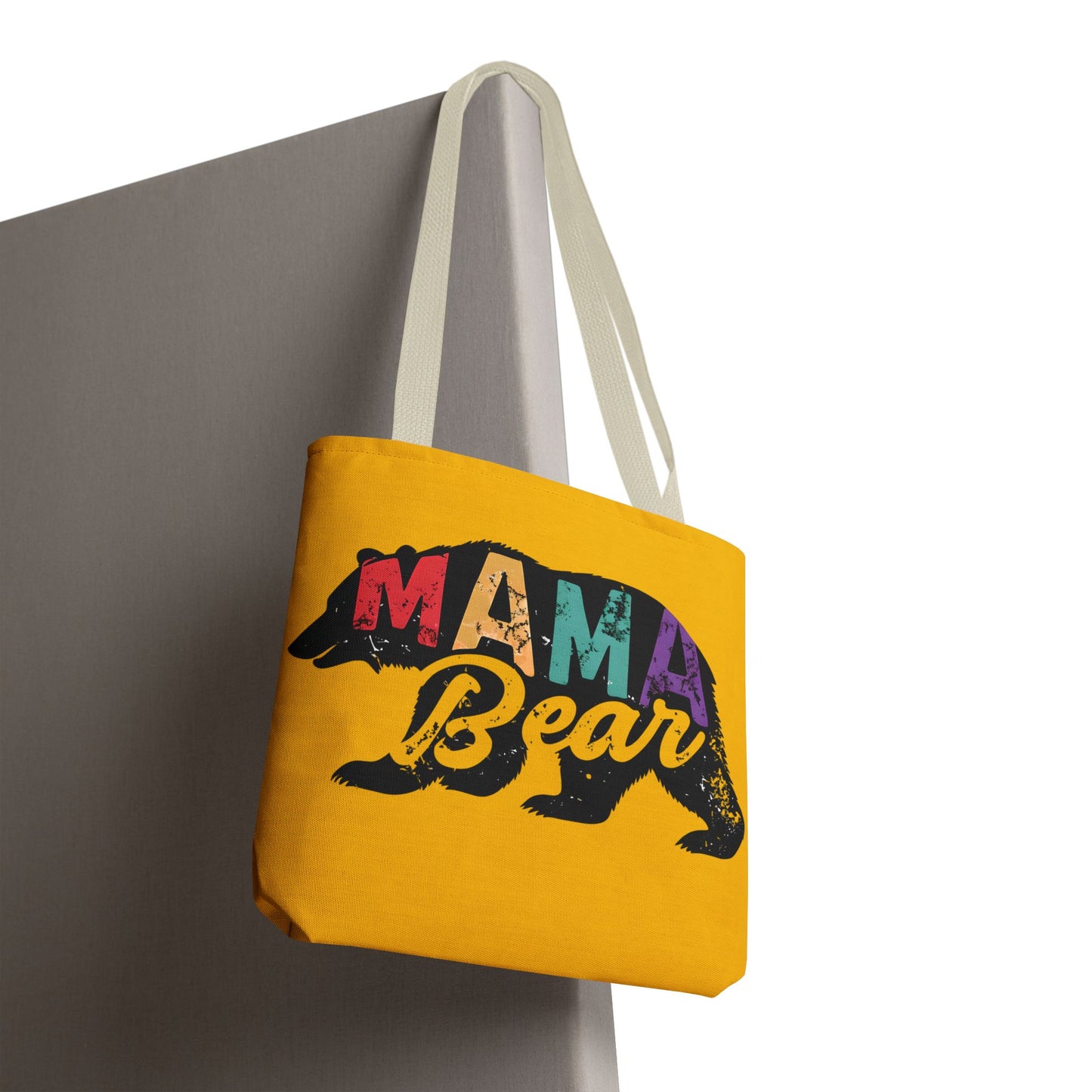 Mama Bear Tote Bag - Colorful & Fun Gift for Moms - Great for Mother's Day