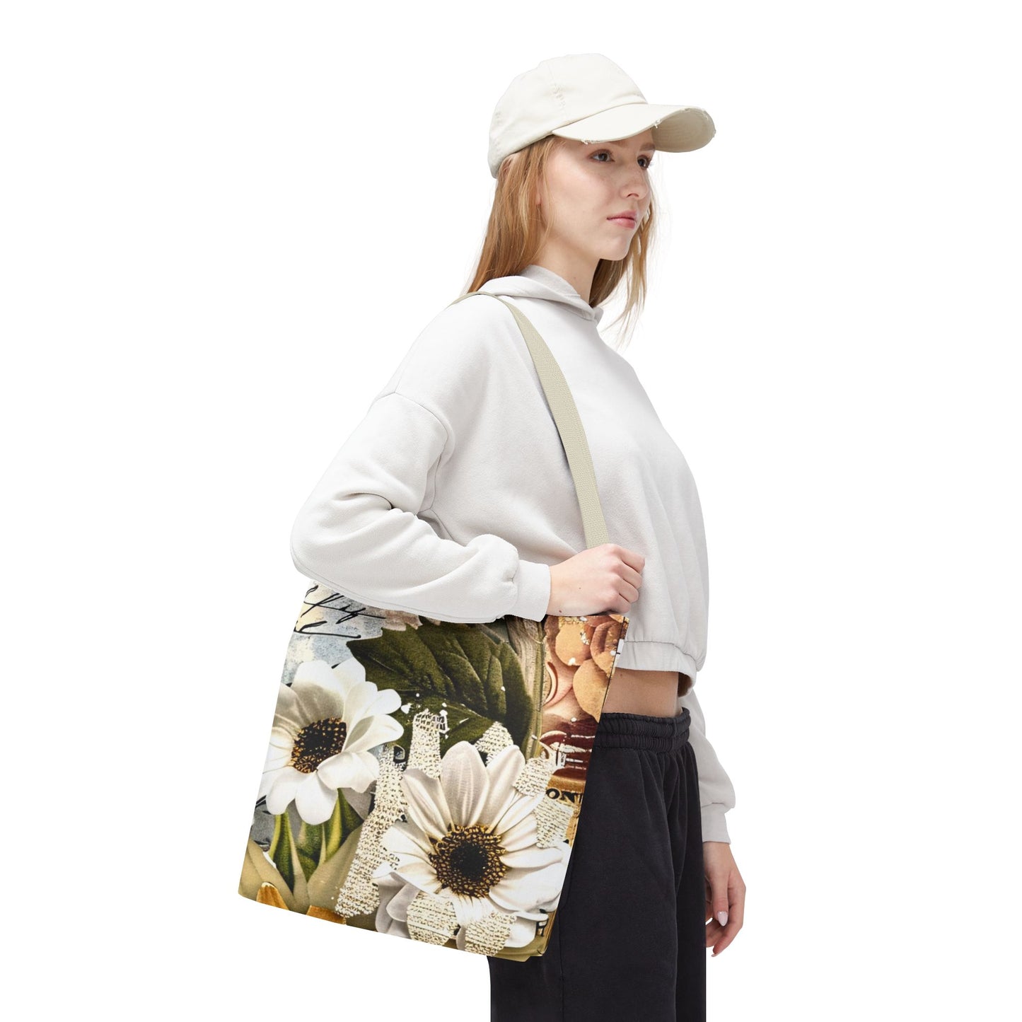 Floral Sunflower Tote Bag - Perfect for Summer Outings & Eco-Friendly Style - Great Mother's Day Gift