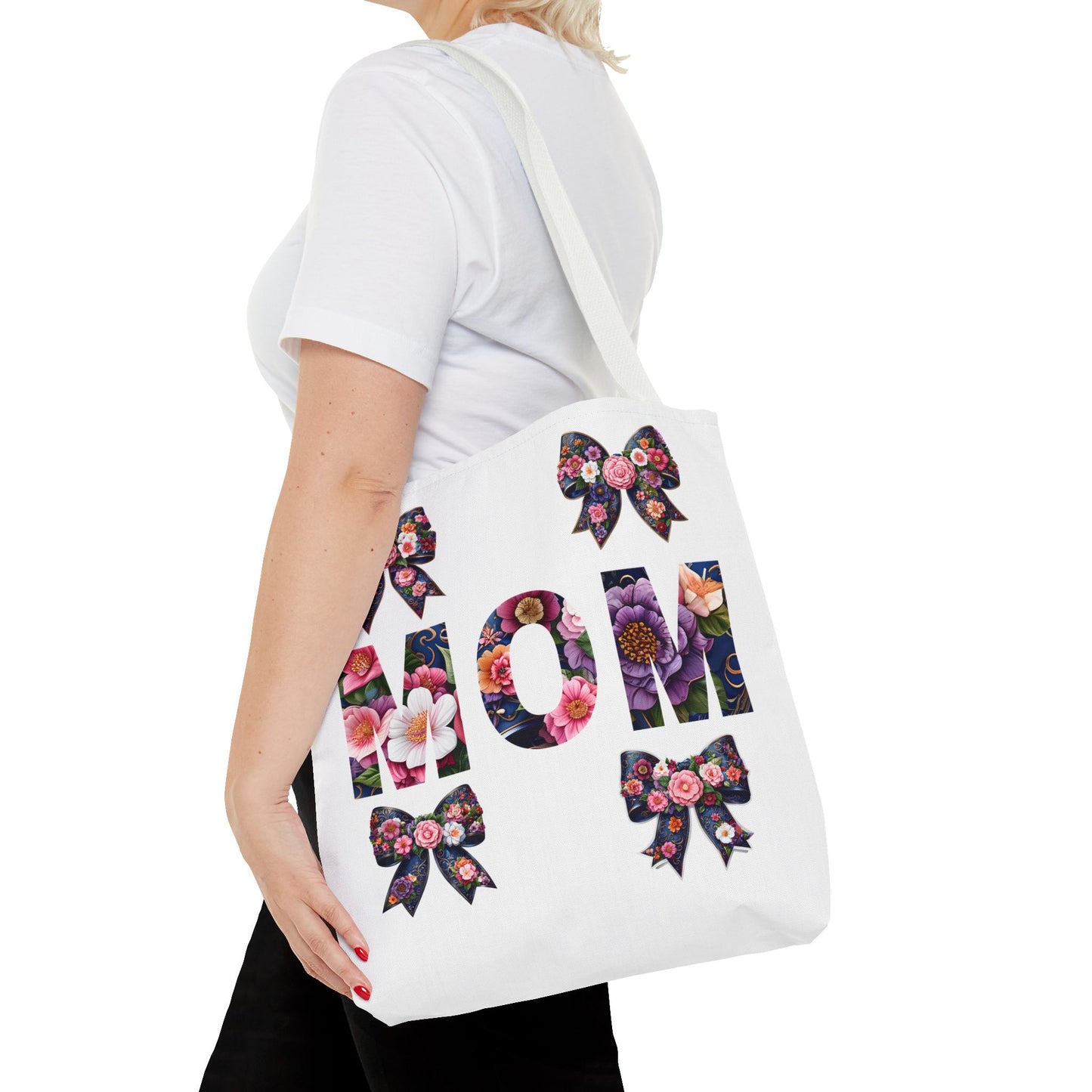 Floral Mom Tote Bag - Perfect Gift for Mother's Day and Everyday Use