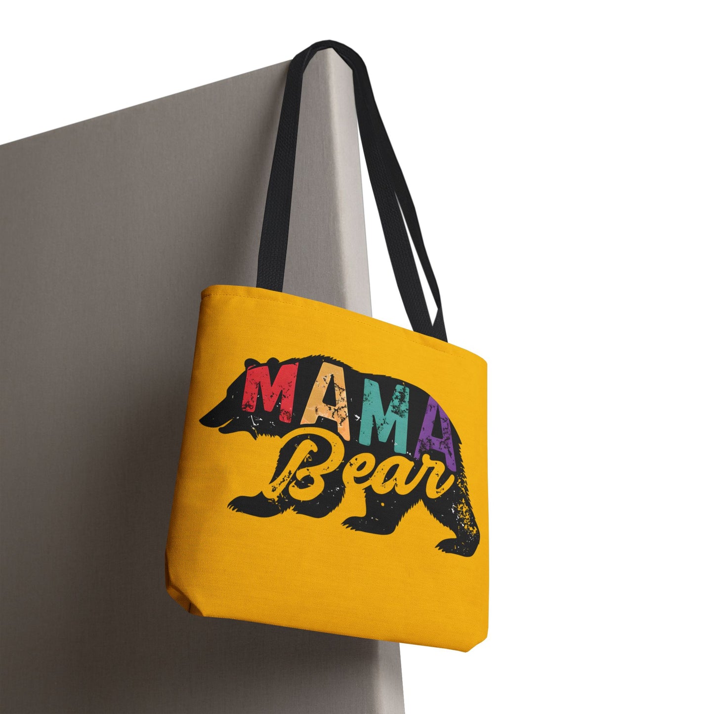 Mama Bear Tote Bag - Colorful & Fun Gift for Moms - Great for Mother's Day