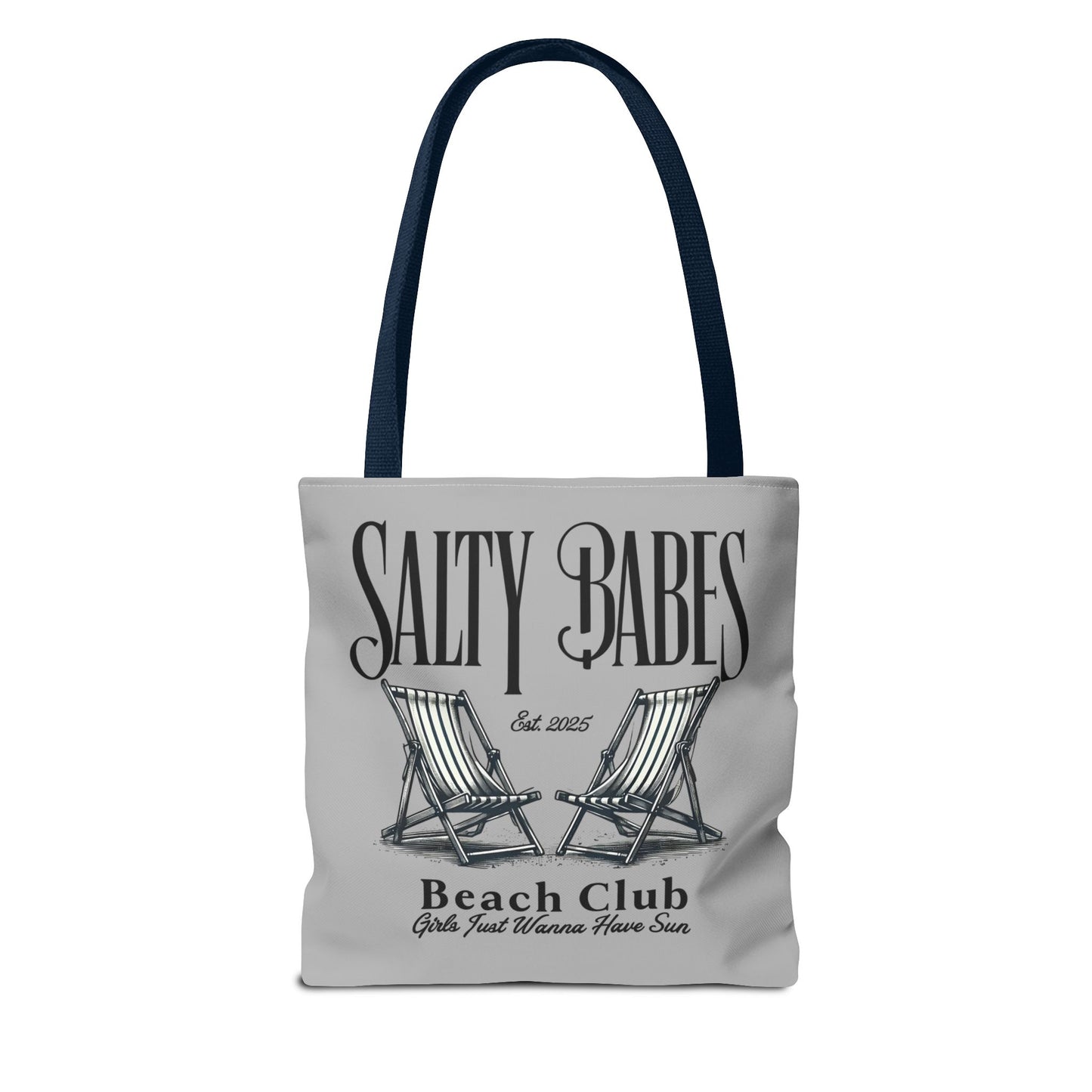 Salty Babes Beach Club Tote Bag – Perfect for Sun-Loving Women