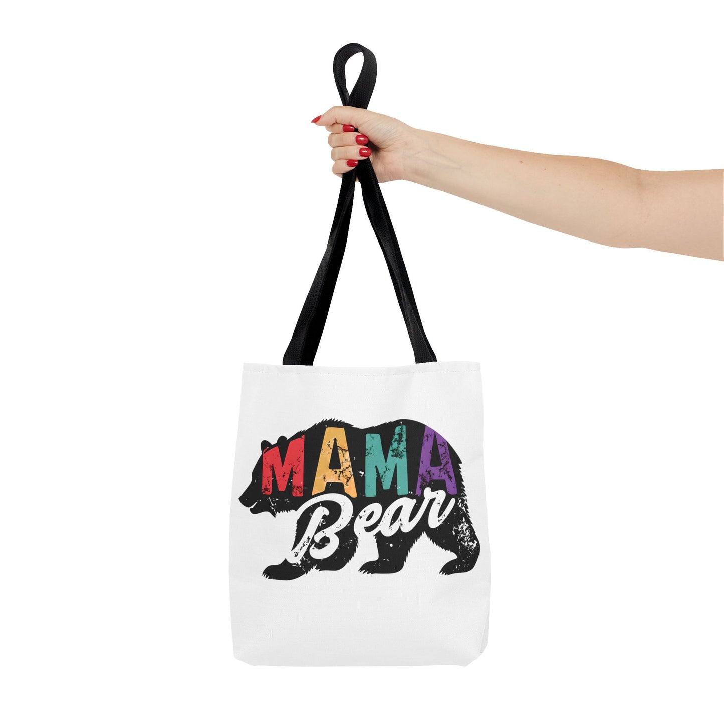 Colorful Mama Bear Tote Bag for Moms - Perfect for Mother's Day, Gifts & Everyday Use