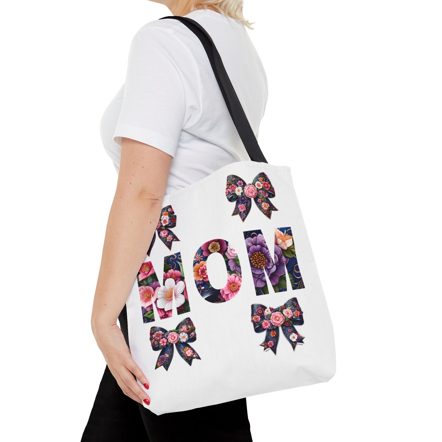 Floral Mom Tote Bag - Perfect Gift for Mother's Day and Everyday Use