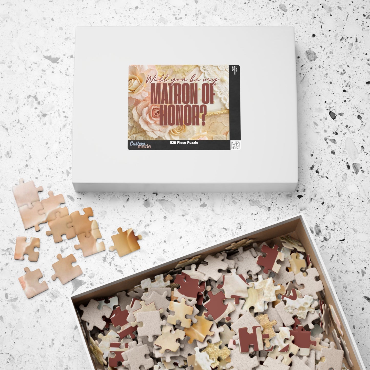 Will You Be My Matron of Honor Puzzle | Matron of Honor Proposal | Bridal Party Proposal Gift | Wedding Asking Puzzle