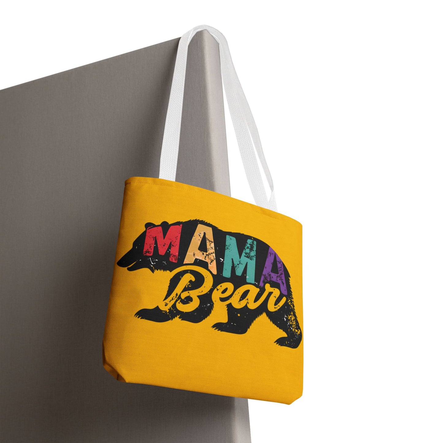 Mama Bear Tote Bag - Colorful & Fun Gift for Moms - Great for Mother's Day