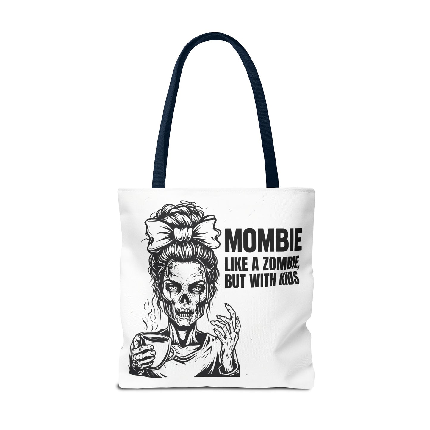 Funny "Mombiel Like a Zombie, but with Kids" Tote Bag - Perfect for Moms and Mother's Day Gift Ideas