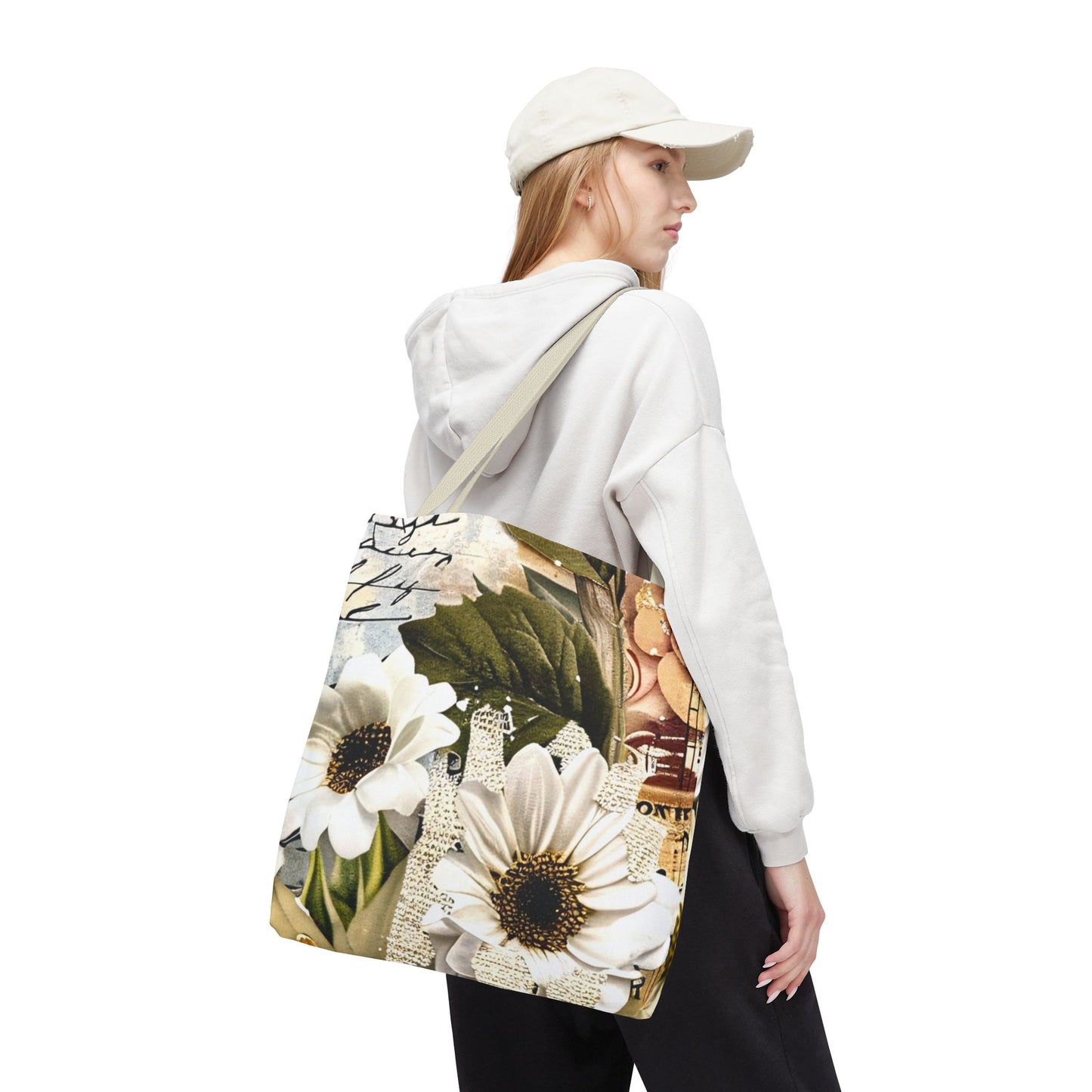 Floral Sunflower Tote Bag - Perfect for Summer Outings & Eco-Friendly Style - Great Mother's Day Gift