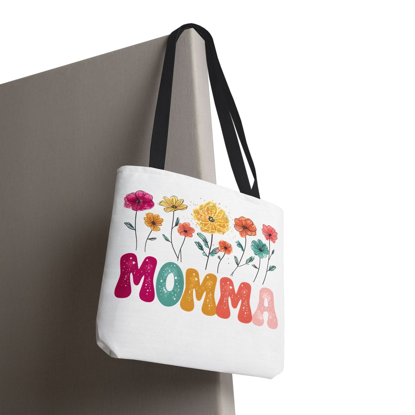 Colorful Floral Momma Tote Bag - Perfect Gift for Mother's Day & Everyday Use
