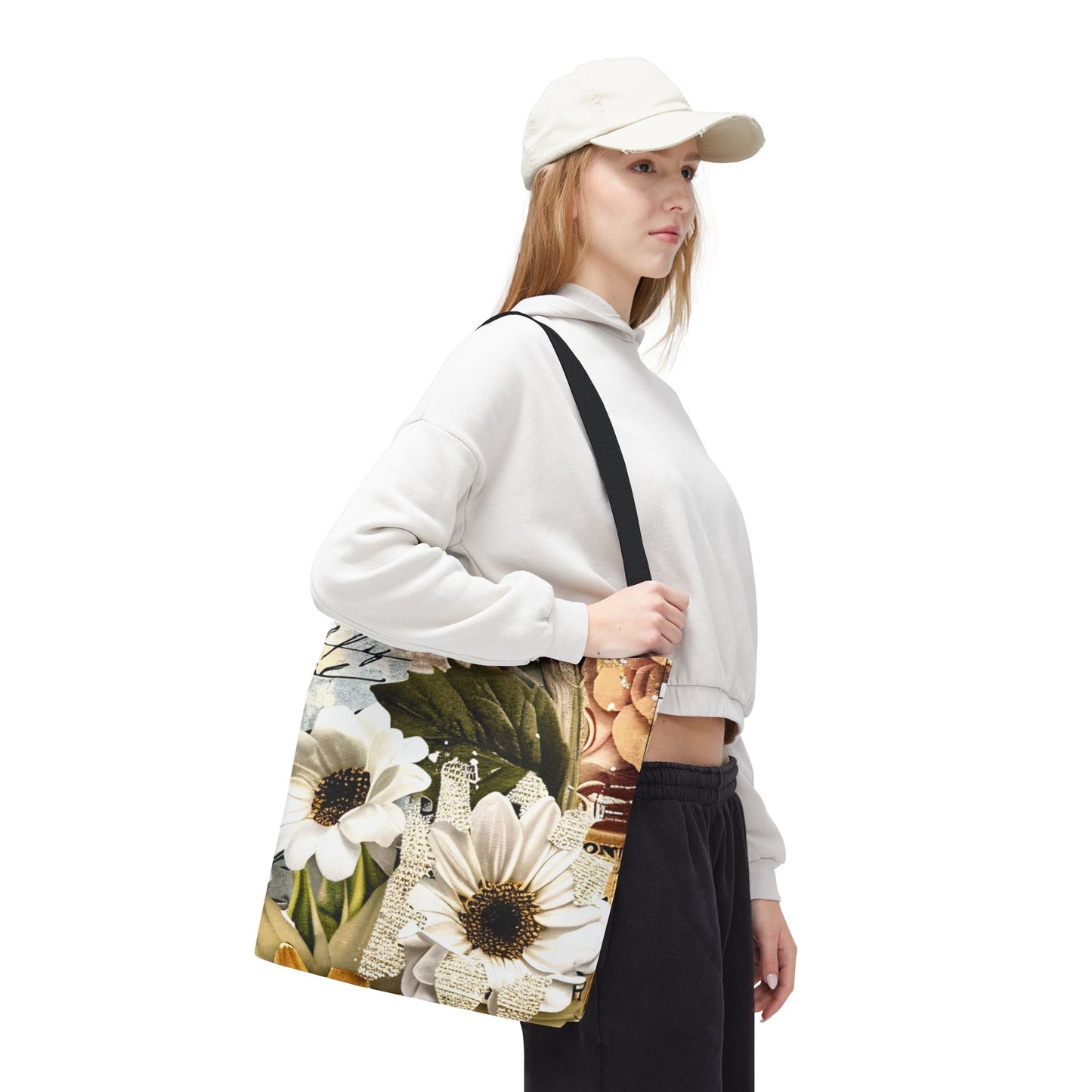 Floral Sunflower Tote Bag - Perfect for Summer Outings & Eco-Friendly Style - Great Mother's Day Gift