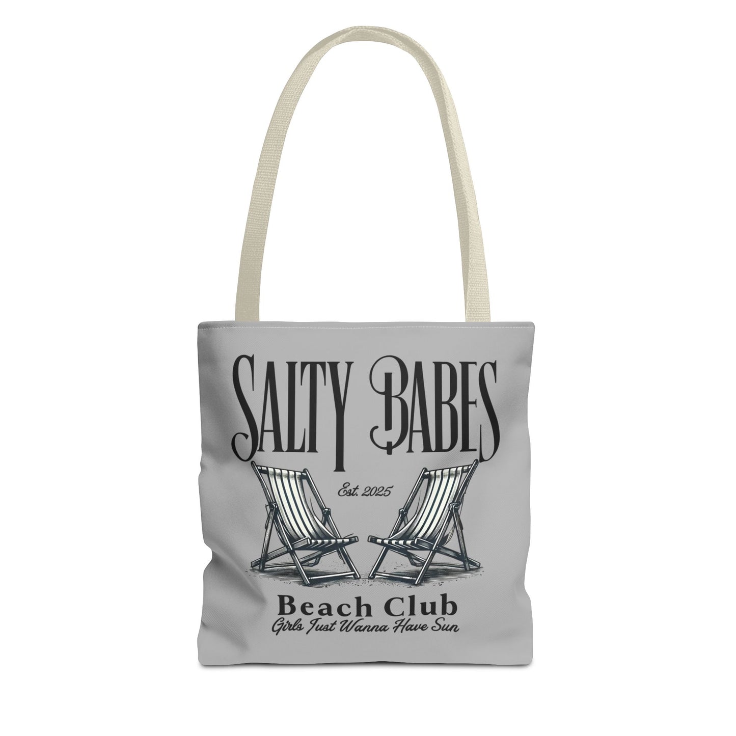 Salty Babes Beach Club Tote Bag – Perfect for Sun-Loving Women