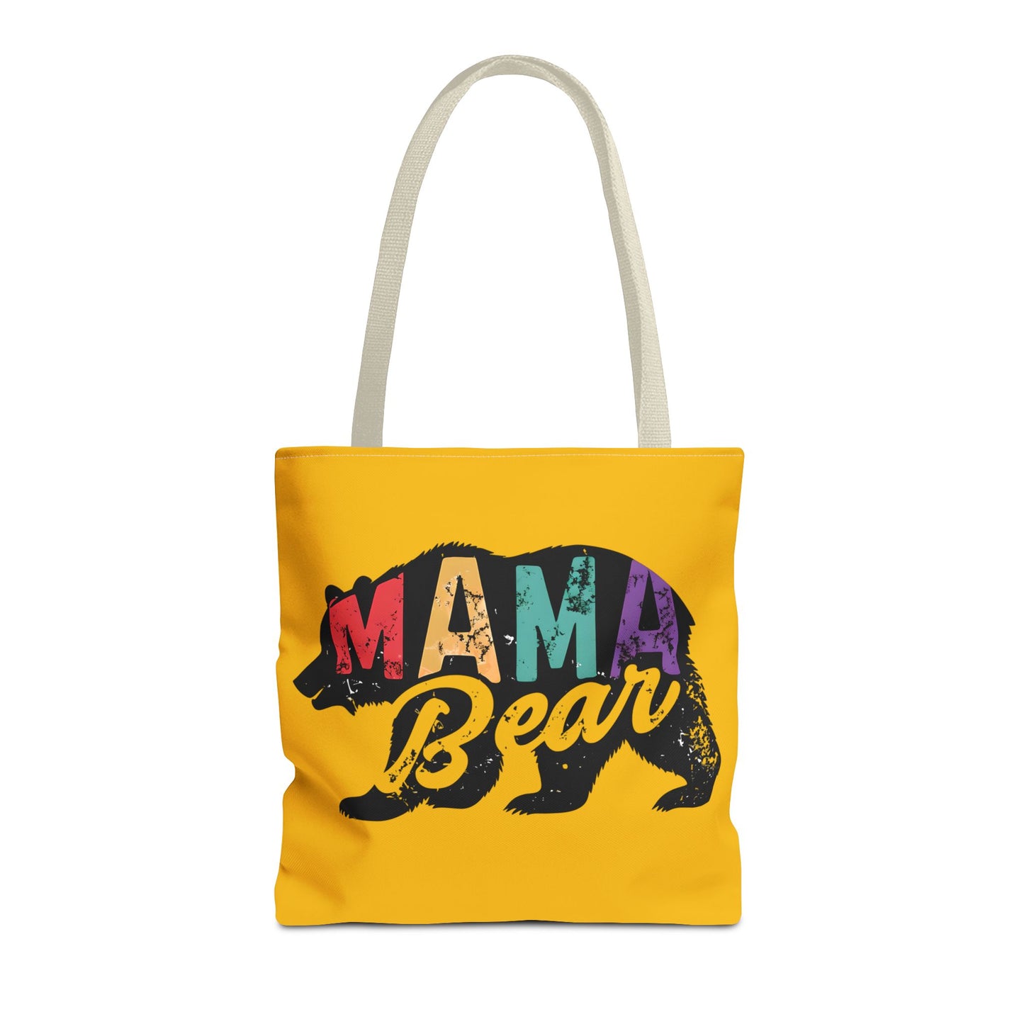 Mama Bear Tote Bag - Colorful & Fun Gift for Moms - Great for Mother's Day