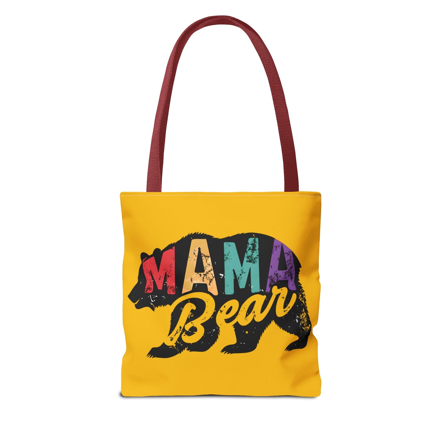 Mama Bear Tote Bag - Colorful & Fun Gift for Moms - Great for Mother's Day