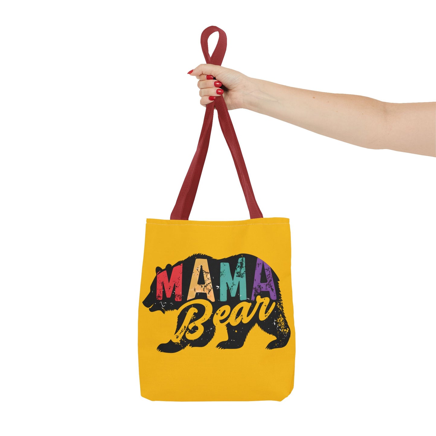 Mama Bear Tote Bag - Colorful & Fun Gift for Moms - Great for Mother's Day