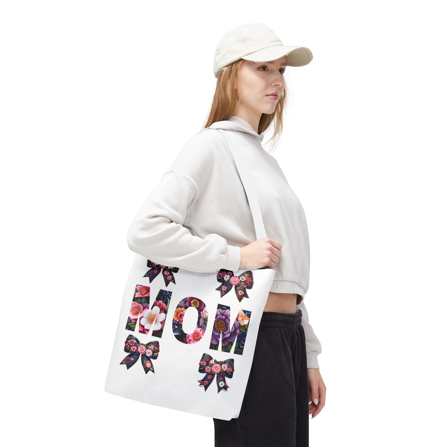 Floral Mom Tote Bag - Perfect Gift for Mother's Day and Everyday Use
